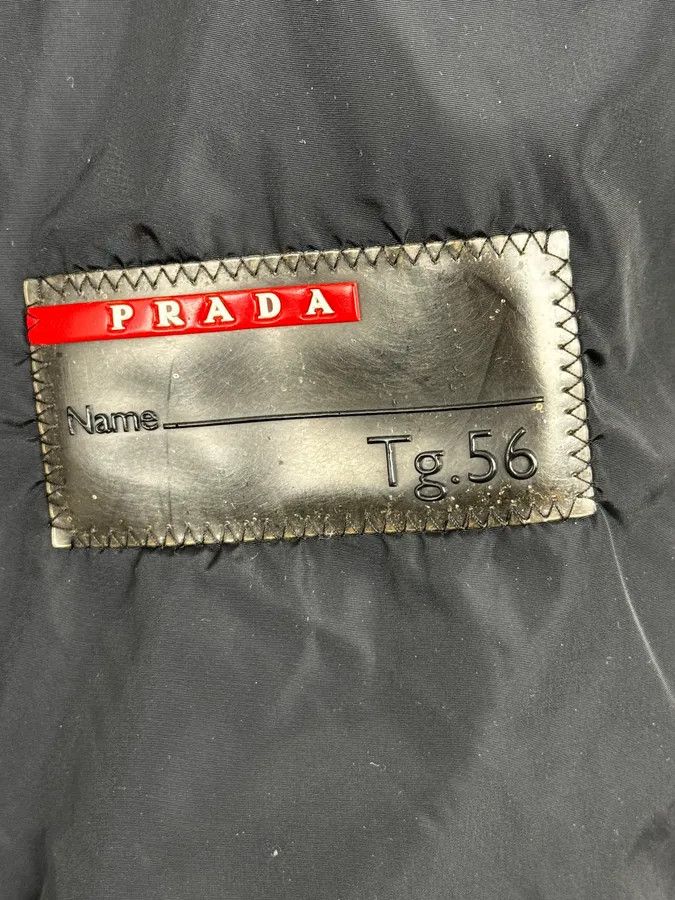 Prada 2000s Prada Black Nylon Bomber Jacket Size US L / EU 52-54 / 3 - 10 Thumbnail