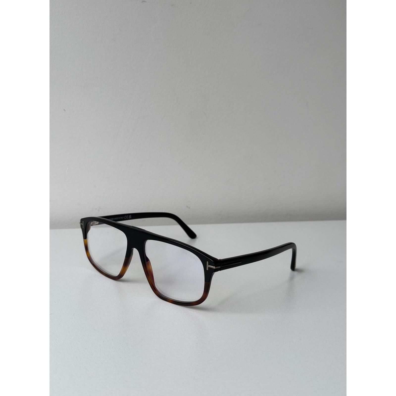 Tom Ford NEW Tom Ford FT6063-B 001 Square Bluelight Frames in Black Size ONE SIZE - 3 Thumbnail