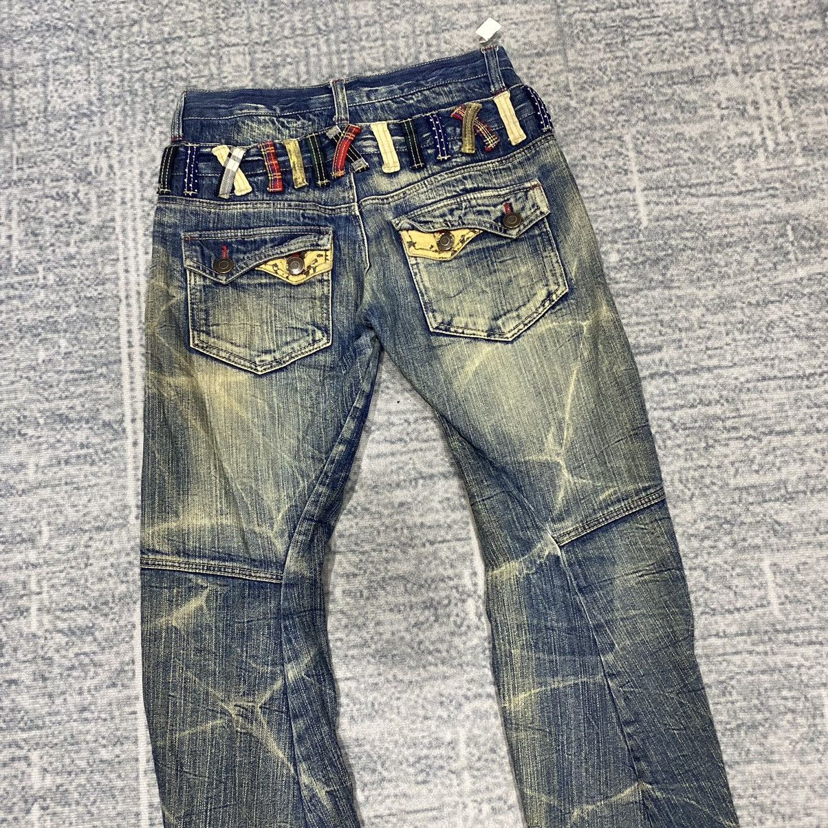 If Six Was Nine Sick☠️ Hysteric Style Double Waist Acid Wash Jeans 80s Size US 30 / EU 46 - 11 Thumbnail