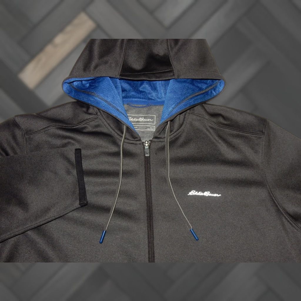 Eddie Bauer Eddie Bauer Men's Hooded Jacket L Size Black Bomber Jacket Style Jacket Color Black Size L Eddie Bauer Men Hooded Jacket Size L Bomber Jacket Size US L / EU 52-54 / 3 - 1 Thumbnail