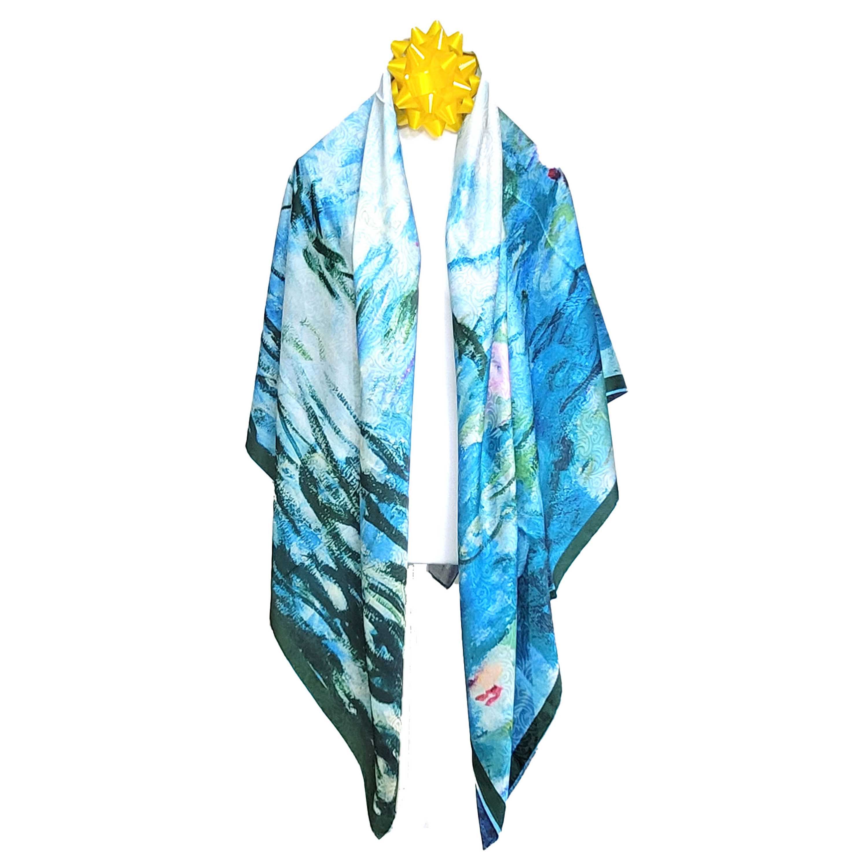 Other NWT Double Sided Silk Scarf 52"x52" Large Square Wrap 3209 Size ONE SIZE - 5 Thumbnail