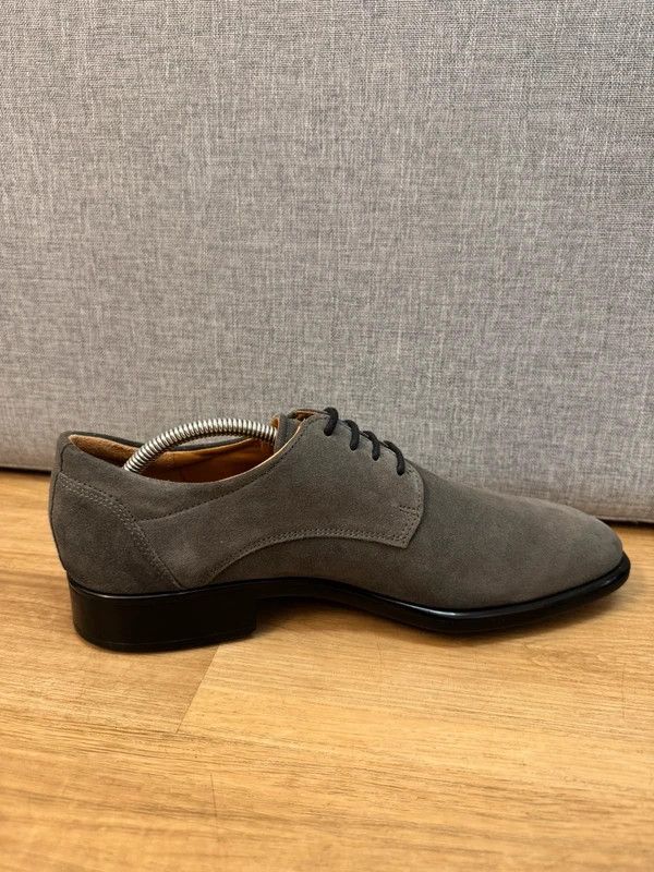 Ecco ECCO Citytray Derby Suede Grey Lace Ups 42 like new Size US 9 / EU 42 - 3 Thumbnail