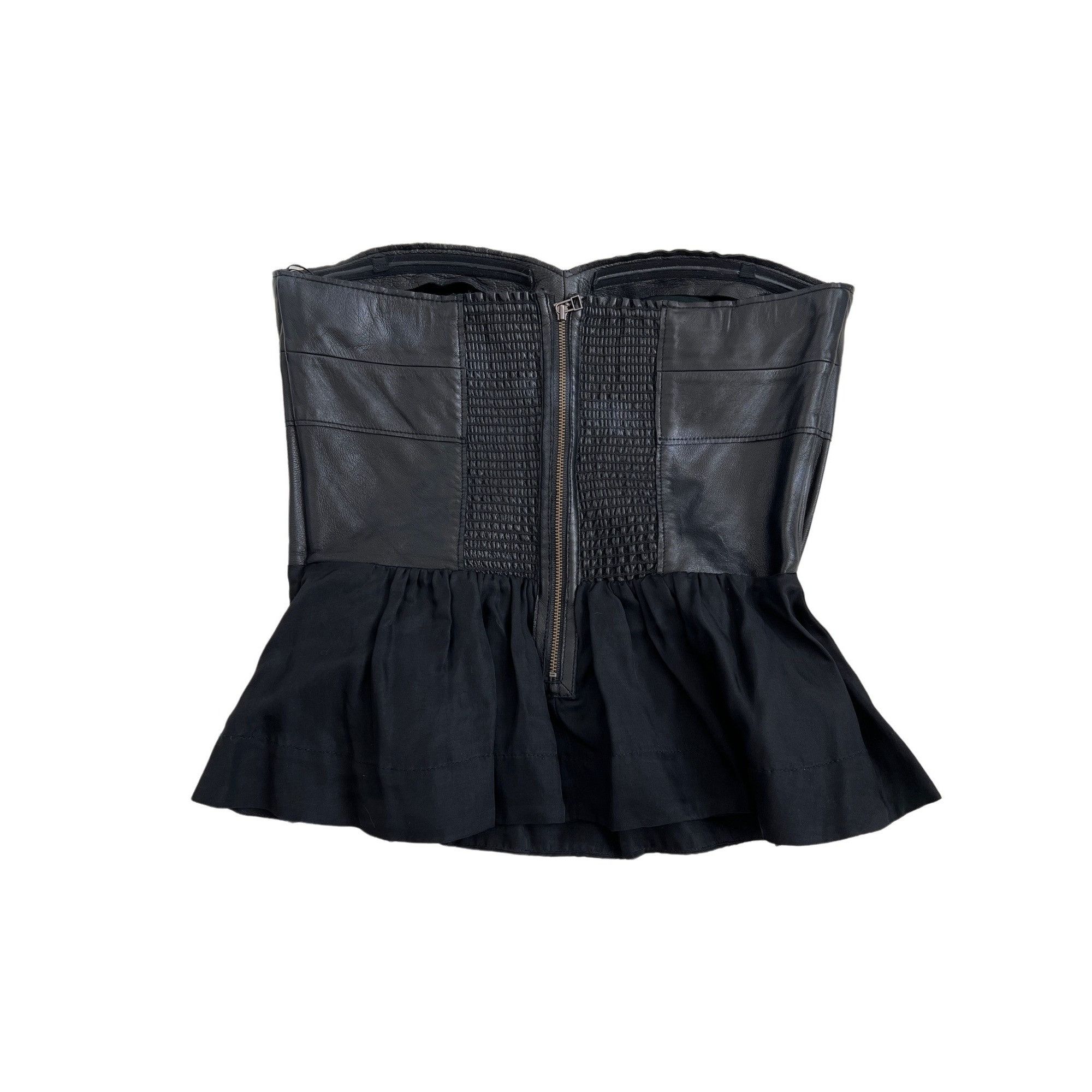 Rebecca Taylor Rebecca Taylor Lamb Leather Top Size M / US 6-8 / IT 42-44 - 3 Thumbnail