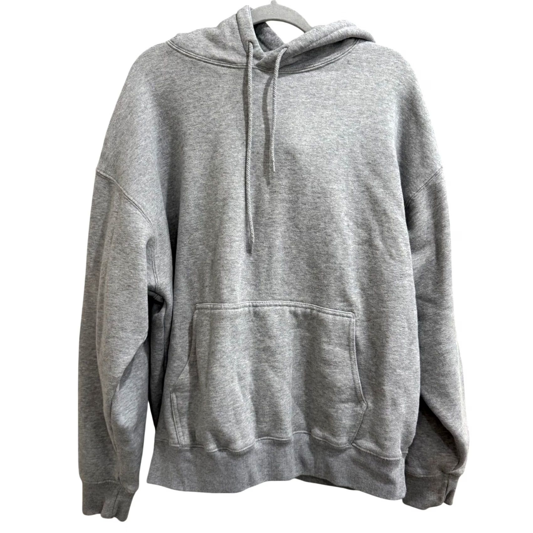 Brandy Melville Brandy Melville Hoodie Shirt Women One Size Gray Oversized Fleece Lined Pullover M/L Size ONE SIZE - 2 Thumbnail