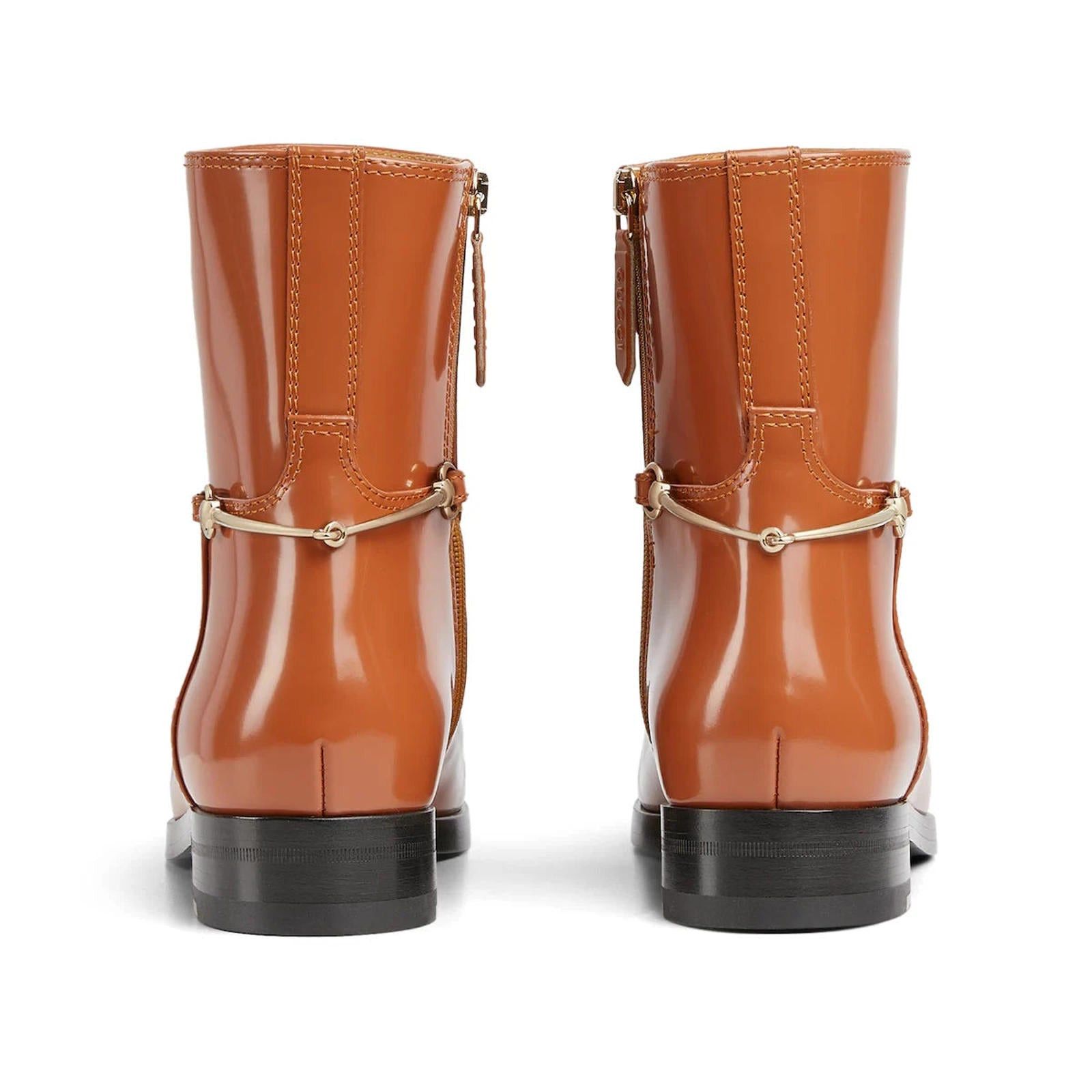 Gucci o1loc1c0226 811376 Women's Slim Horsebit Ankle Boots Size US 11 / IT 41 - 2 Thumbnail