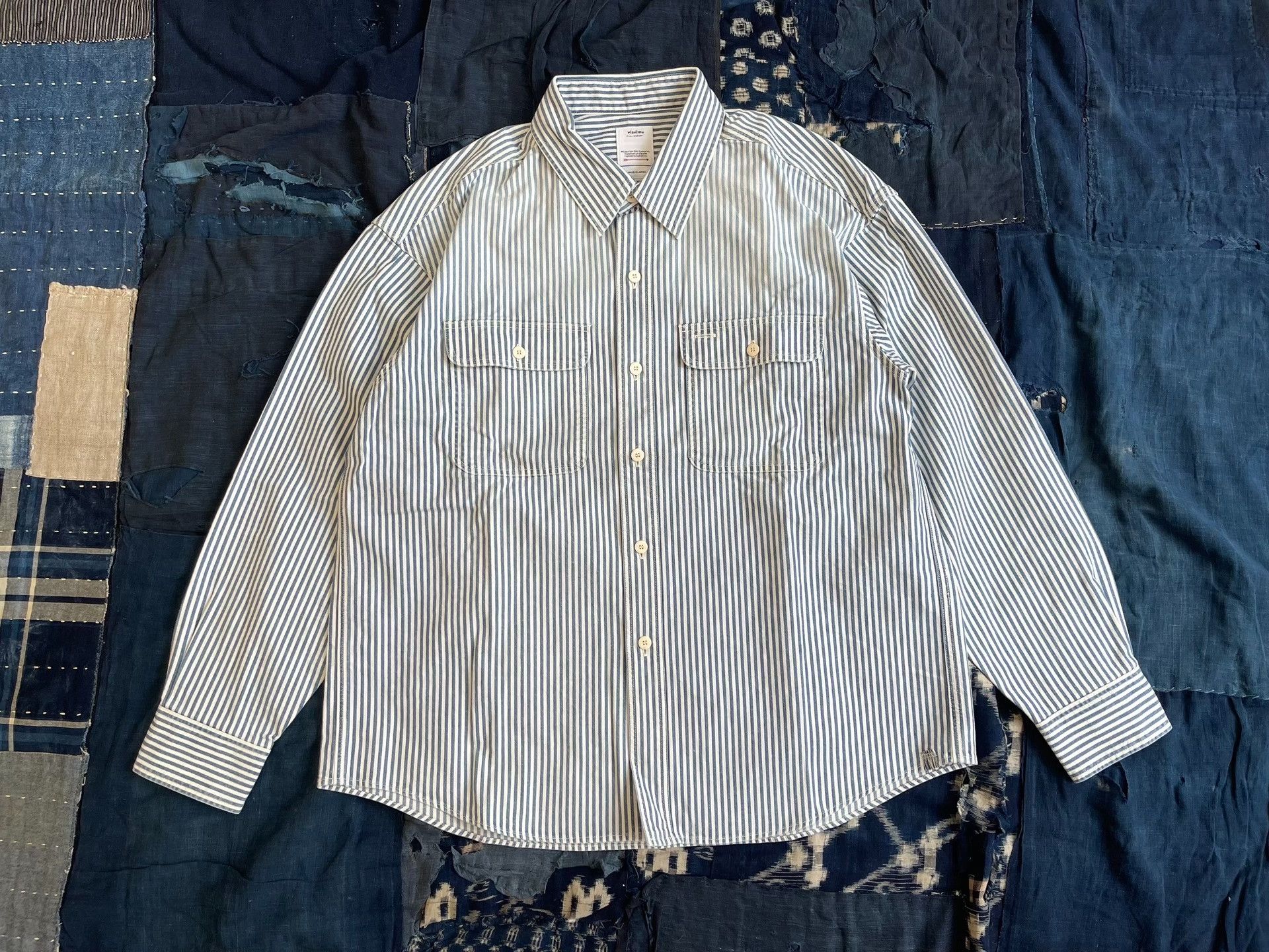 Visvim visvim 24AW Langer Hickory Striped Shirt Size US M / EU 48-50 / 2 - 1 Thumbnail