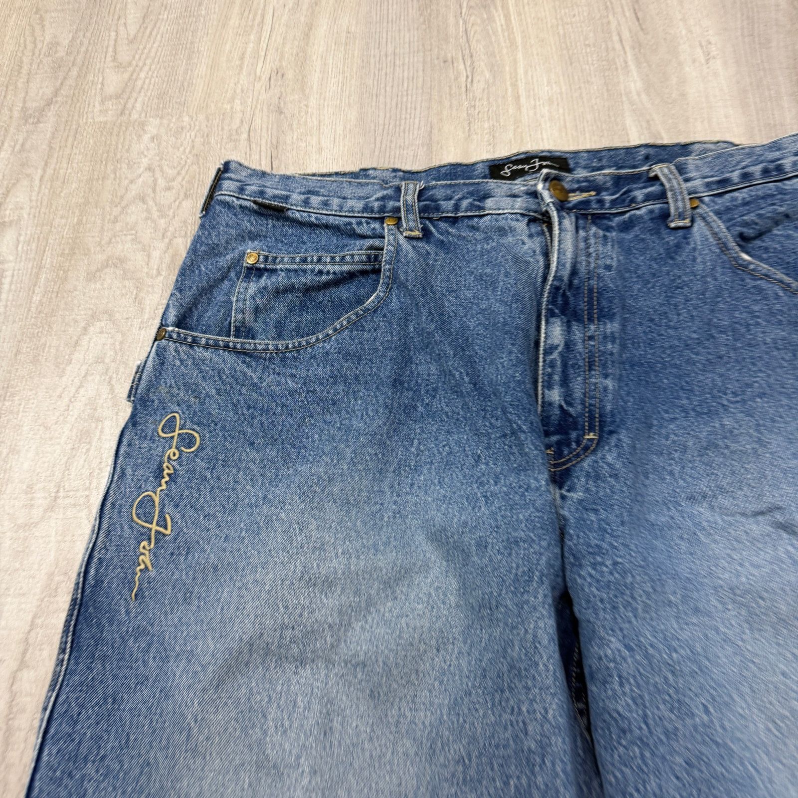 Sean John Vintage Sean John Jeans 38 (Fits 38x32) 10" Leg Opening Size US 38 / EU 54 - 3 Thumbnail