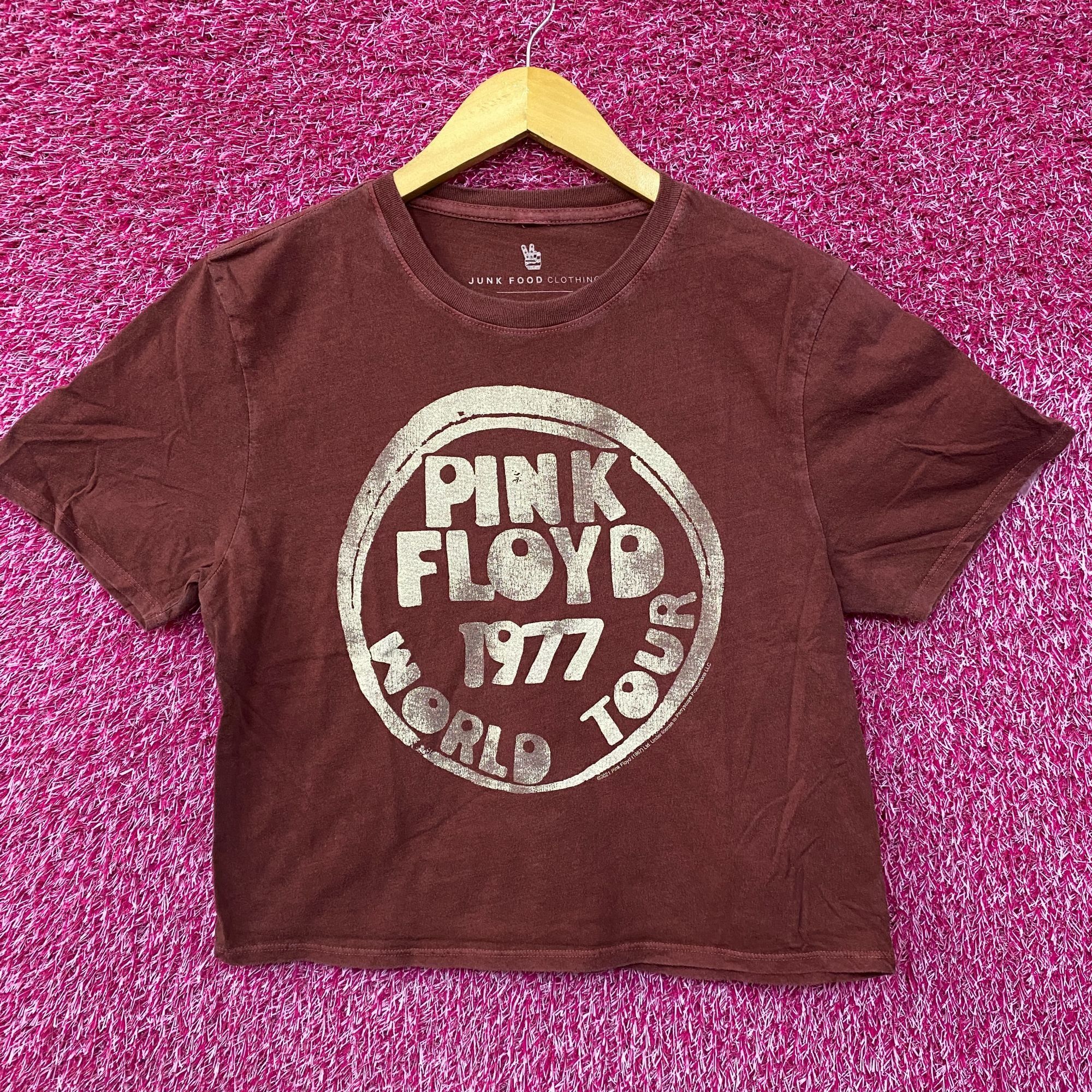 Junk Food Pink Floyd World Tour Animals 1977 Crop Top Small Size US S / EU 44-46 / 1 - 1 Thumbnail