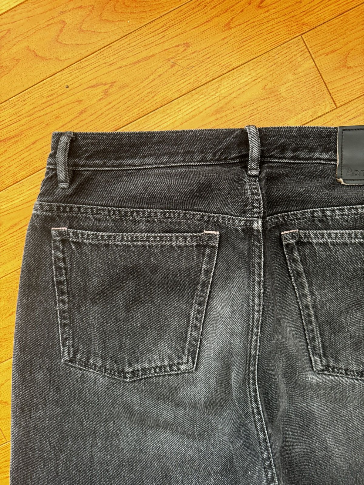 Acne Studios 2021M Jean Men Vintage Black 33/32 Size US 33 - 6 Thumbnail