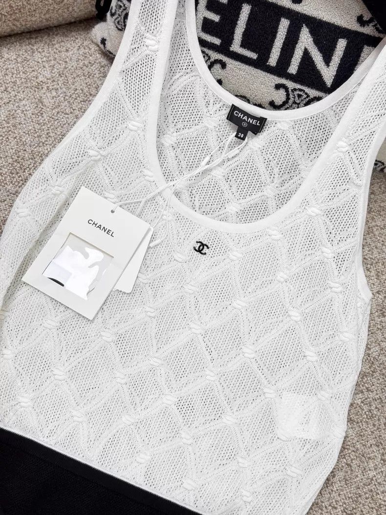 Chanel Chanel Black diamond plaid waist vest suspender dress Size XS / US 0-2 / IT 36-38 - 4 Thumbnail
