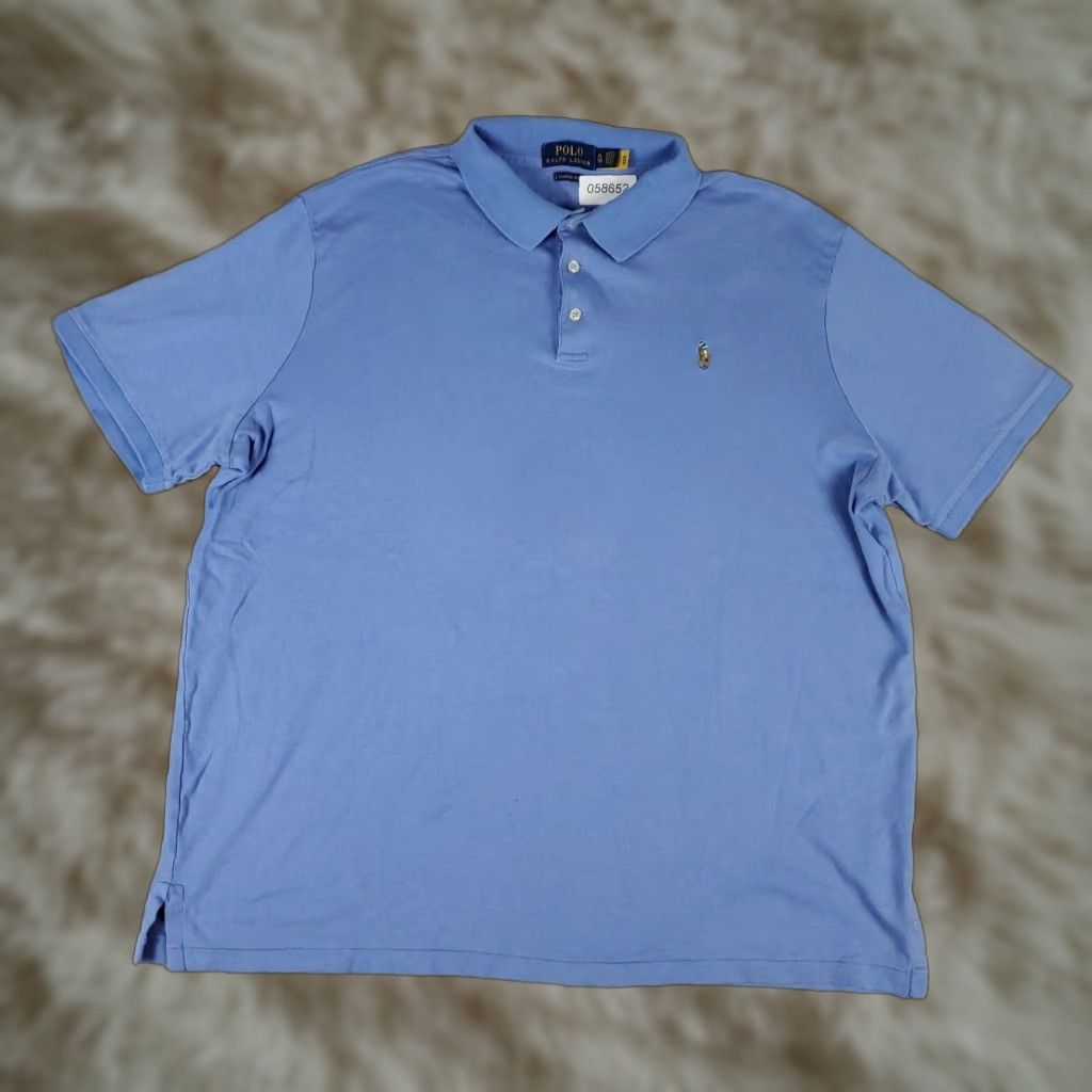 Ralph Lauren Ralph Lauren Polo Shirt Mens XL Blue Casual Short Sleeve Activewear Size US XL / EU 56 / 4 - 1 Thumbnail