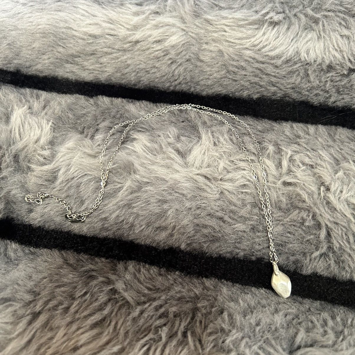 Handmade Handcrafted vintage Fossil pendant on chain necklace Size ONE SIZE - 9 Thumbnail