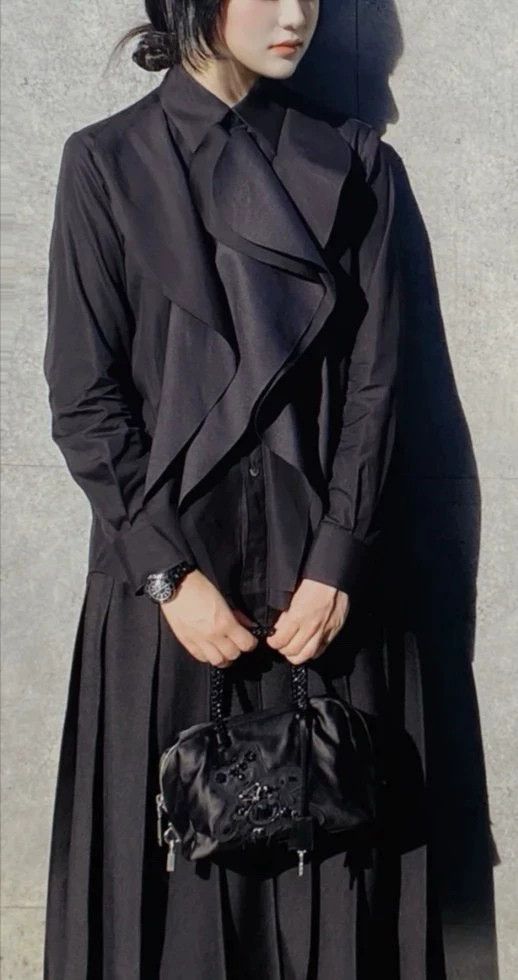 Comme des Garcons CDG Comme des Garçons Main Line 100% Cotton Long-Sleeve Shirt - dmc Size US S / EU 44-46 / 1 - 1 Thumbnail