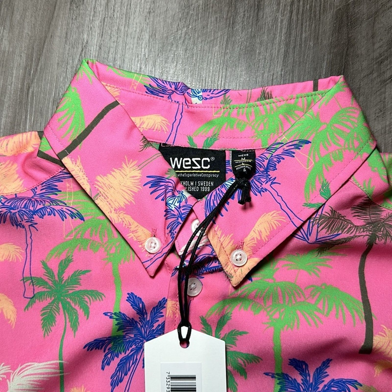 WeSC WESC Miami Palm Oden Short Sleeve Button Down - Medium Size US M / EU 48-50 / 2 - 7 Thumbnail