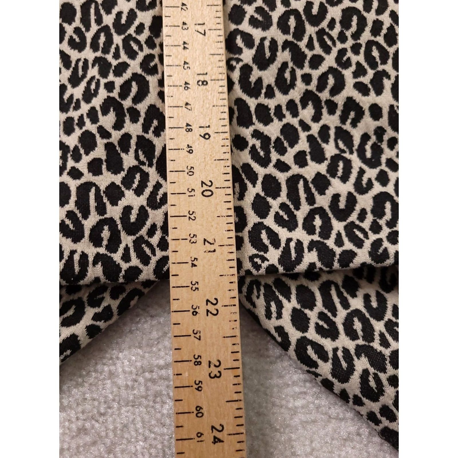 Vintage Notations Womens S Blazer Jacket Animal Print Open Front Long Sleeve Size S / US 4 / IT 40 - 6 Thumbnail