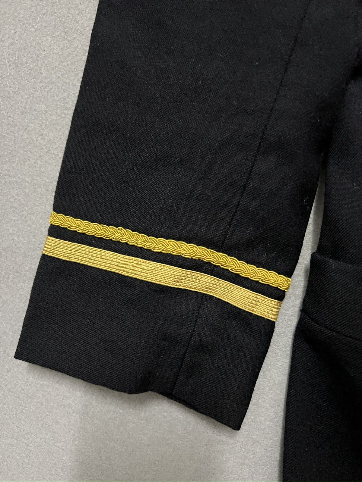 Polo Ralph Lauren 339. VINTAGE RALPH LAUREN NAVY MILITARY GOLD EQUESTRIAN HAT Size 48L - 4 Thumbnail