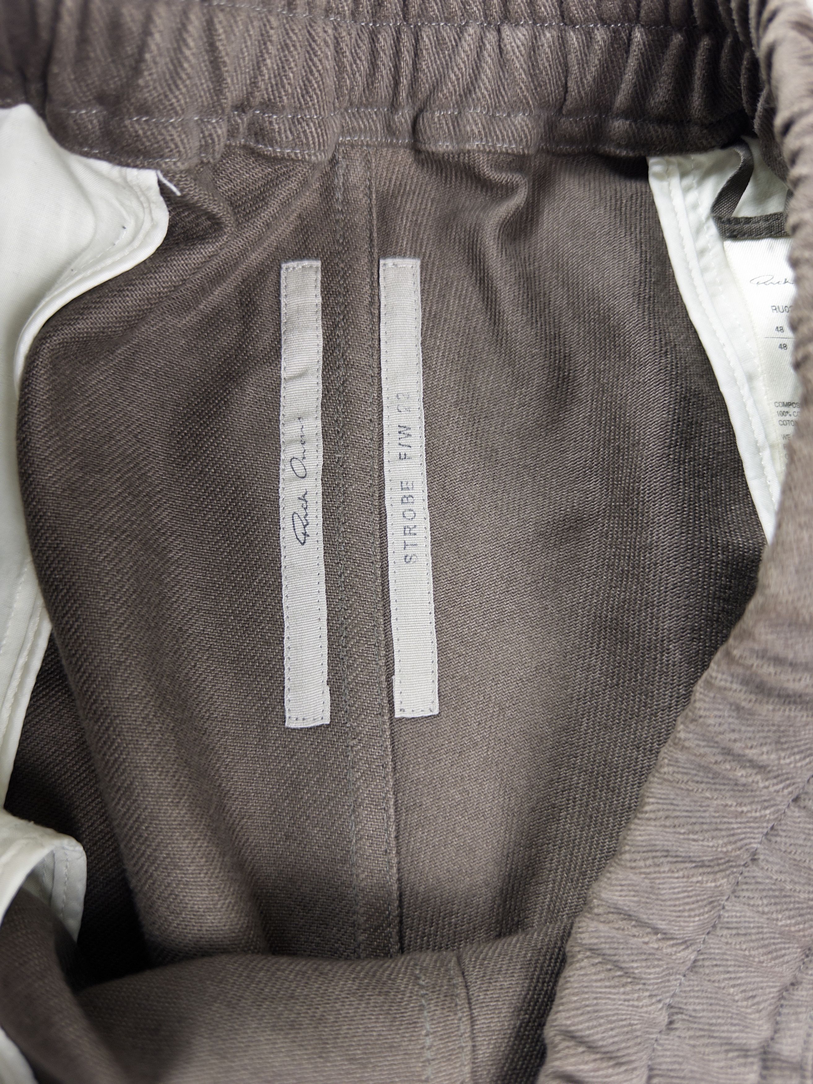 Rick Owens RICK OWENS FW22 Strobe Basket Swinger Shorts Dust Size US 32 / EU 48 - 10 Thumbnail