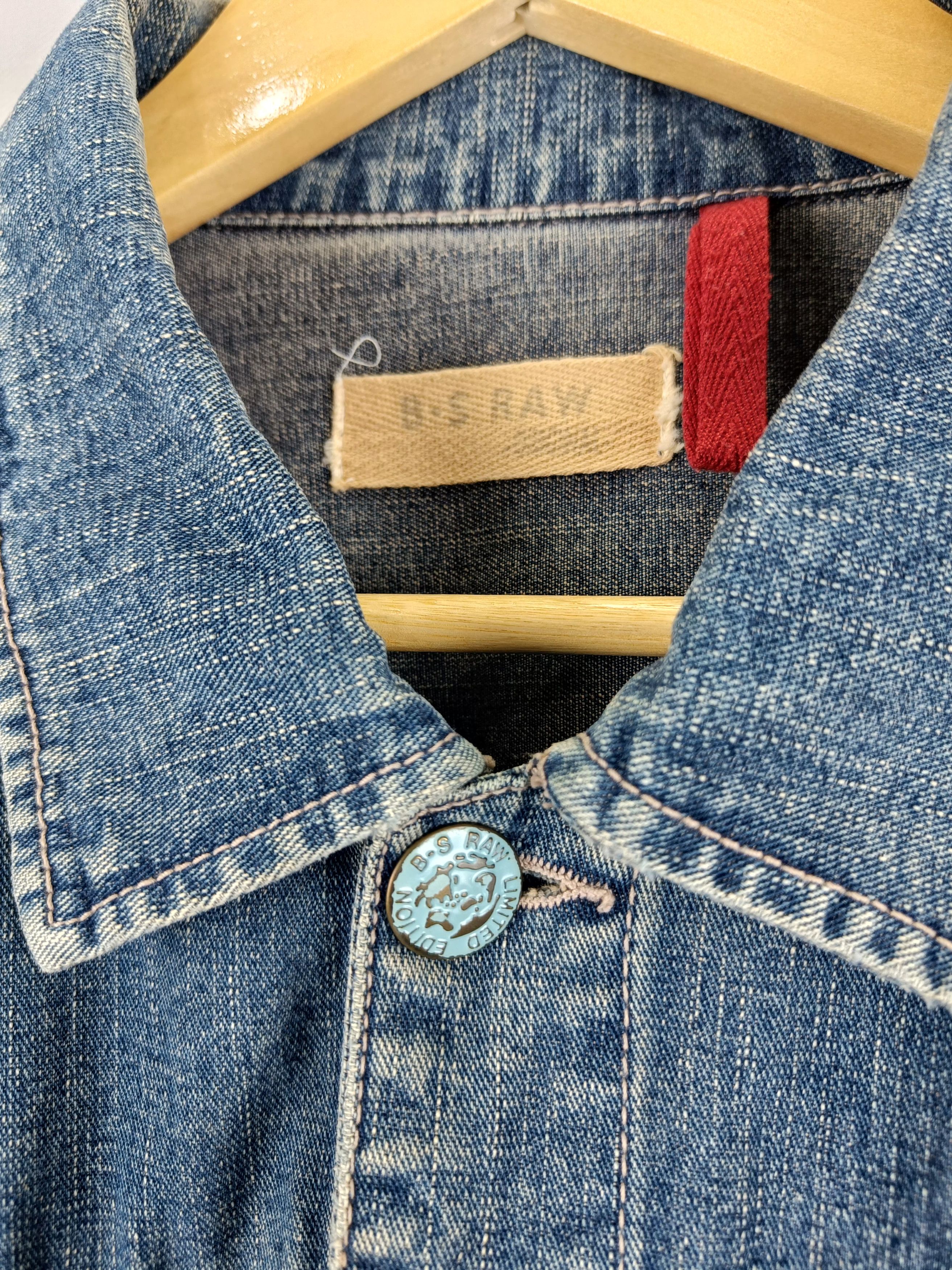 Vintage Denim Jacket B.S Raw Limited Edition Size US M / EU 48-50 / 2 - 4 Thumbnail