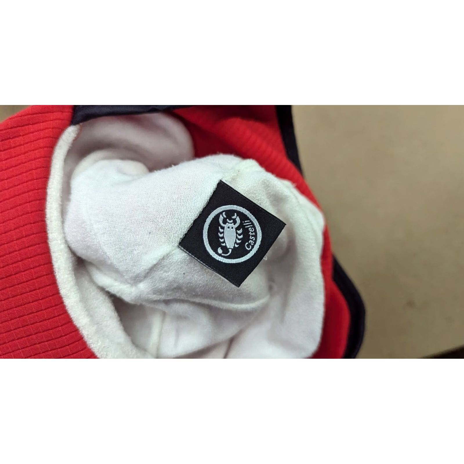 Vintage VINTAGE Castelli Cycling Cap L Red Lightweight Stretch Retro Baseball Cap Unisex Adults Size ONE SIZE - 3 Thumbnail