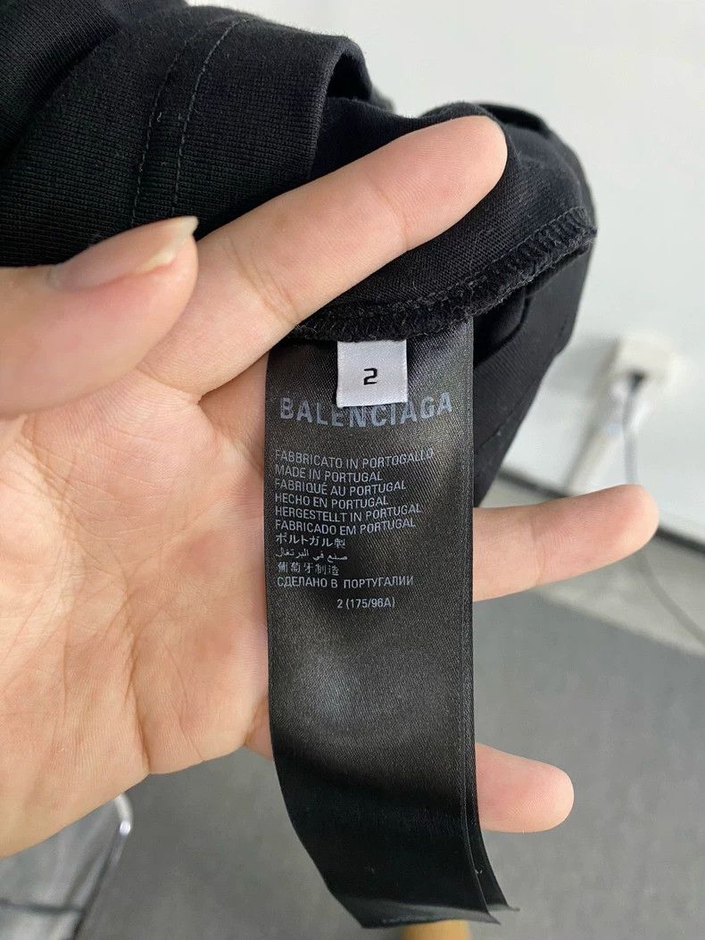 Balenciaga Balenciaga Black round neck short sleeve Size US M / EU 48-50 / 2 - 6 Thumbnail