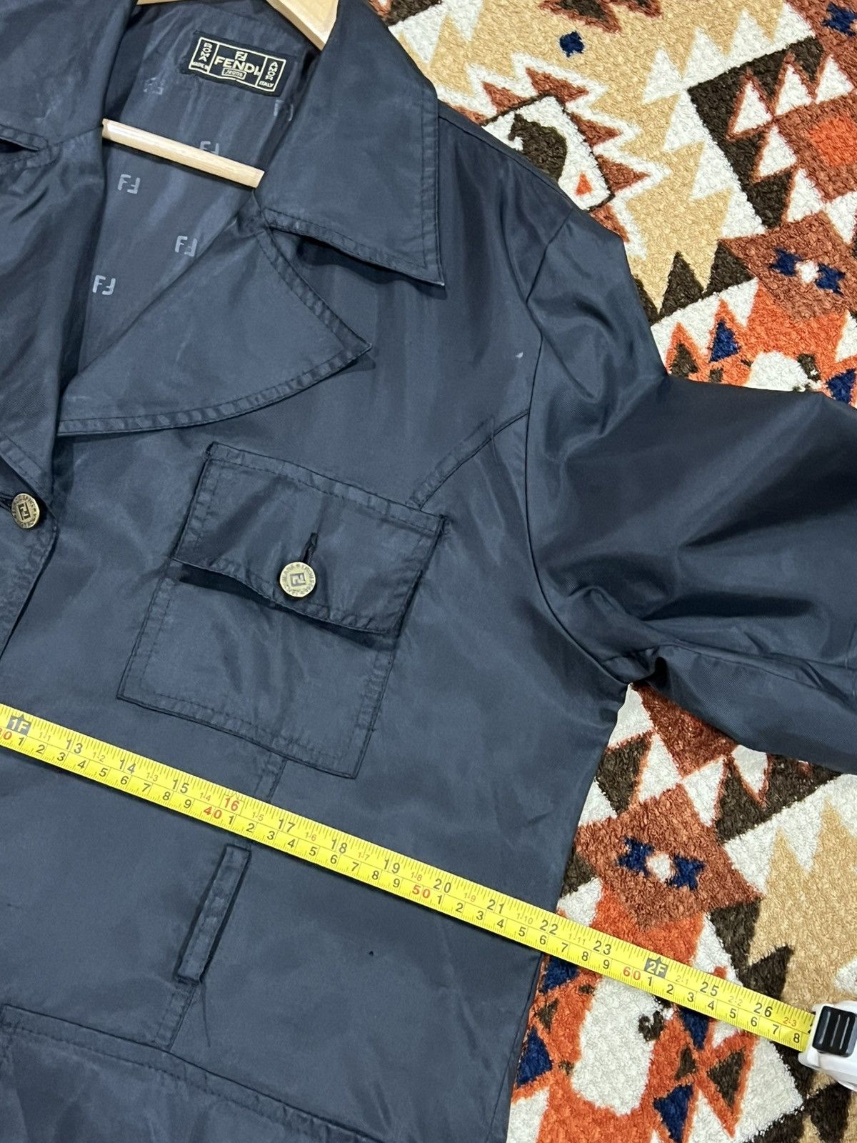 Fendi Vtg 90's Fendi Jacket Size L / US 10 / IT 46 - 7 Thumbnail