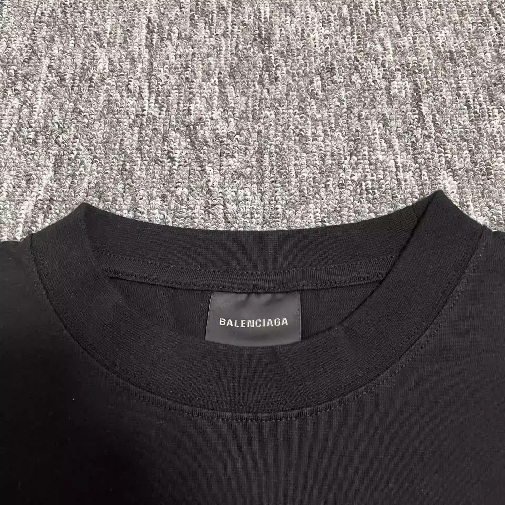 Balenciaga Balenciaga black t-shirt Size US L / EU 52-54 / 3 - 5 Thumbnail