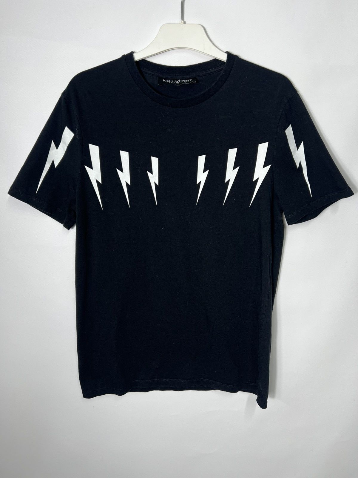Neil Barrett Vintage streetwear designer Neil Barrett Thunderbolt T-shirt Size US M / EU 48-50 / 2 - 1 Thumbnail