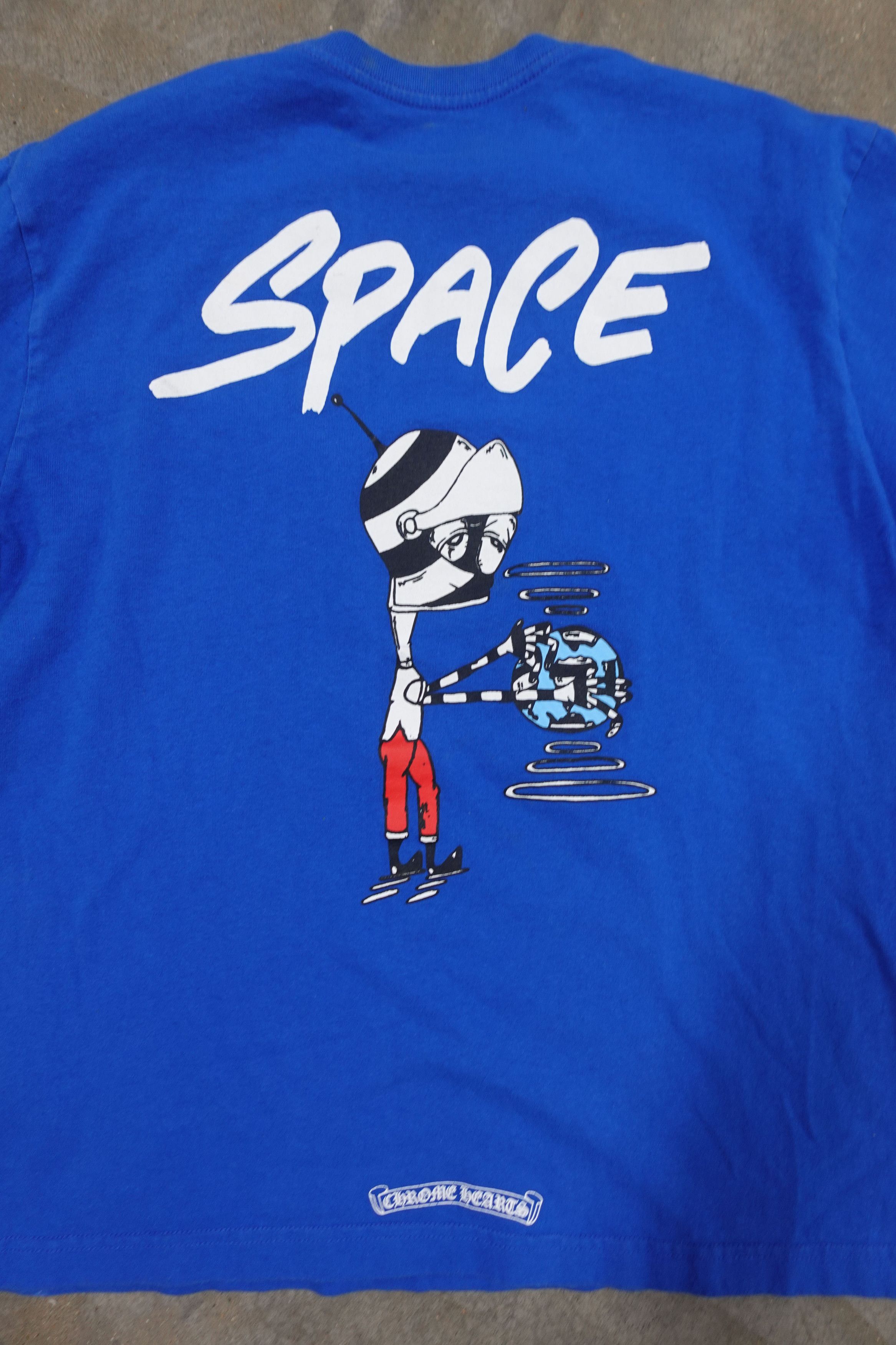 Chrome Hearts CHROME HEARTS MATTY BOY SPACE LONG SLEEVE T SHIRT BLUE Size US L / EU 52-54 / 3 - 7 Thumbnail