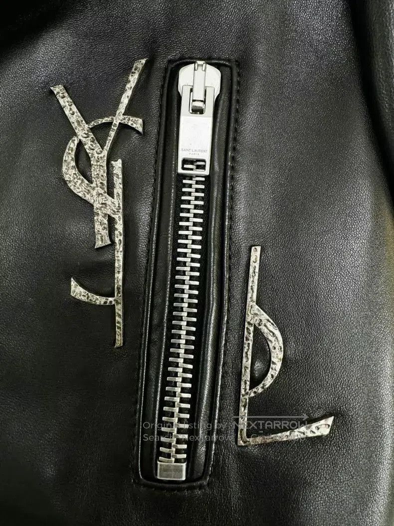 Saint Laurent Paris Saint Laurent Leather Biker Jacket. Size US S / EU 44-46 / 1 - 3 Thumbnail