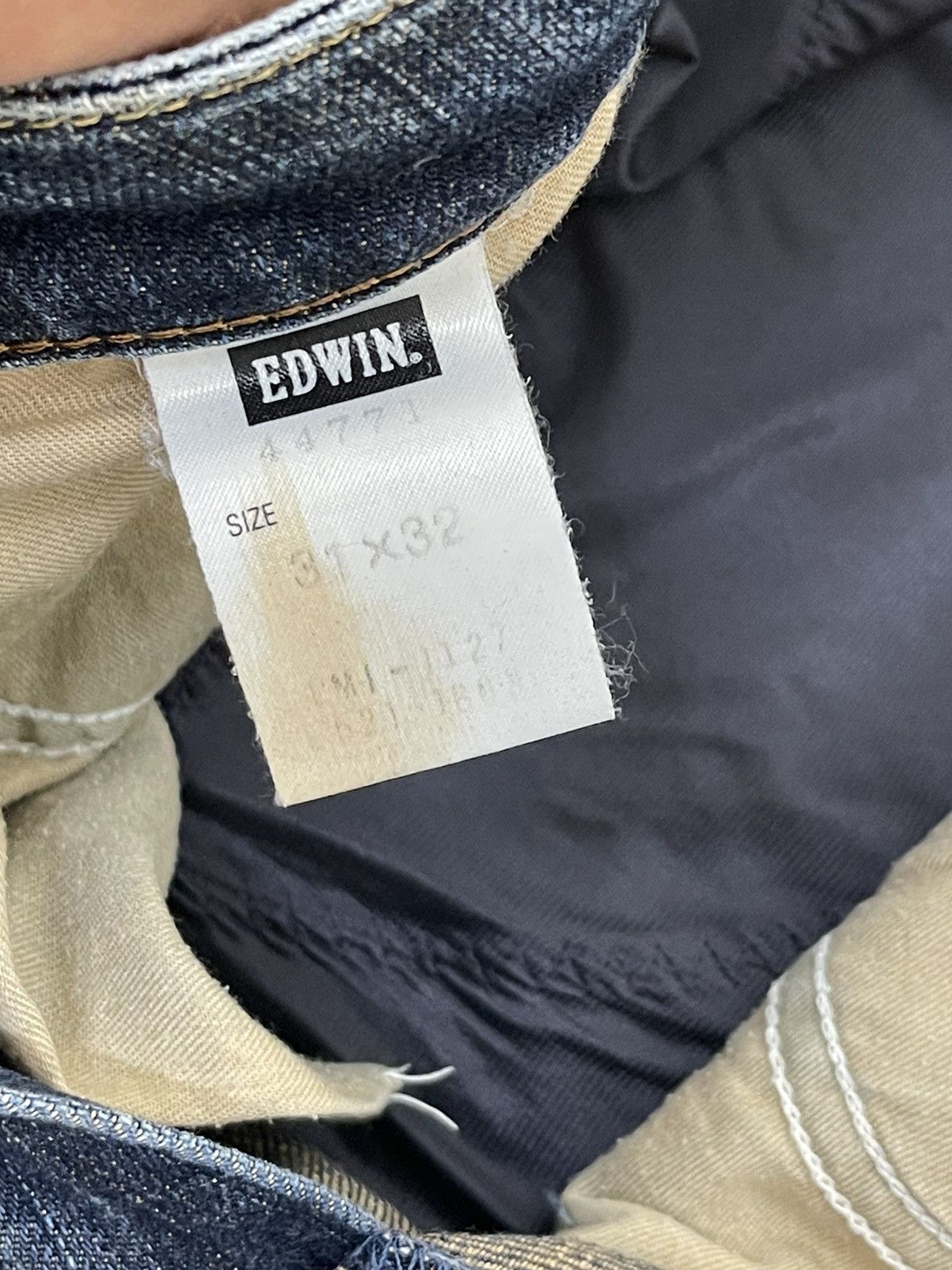 Edwin Flare Jeans Edwin Japan Stretch Distress Boot Cut 6🟦2 Size US 30 / EU 46 - 19 Thumbnail