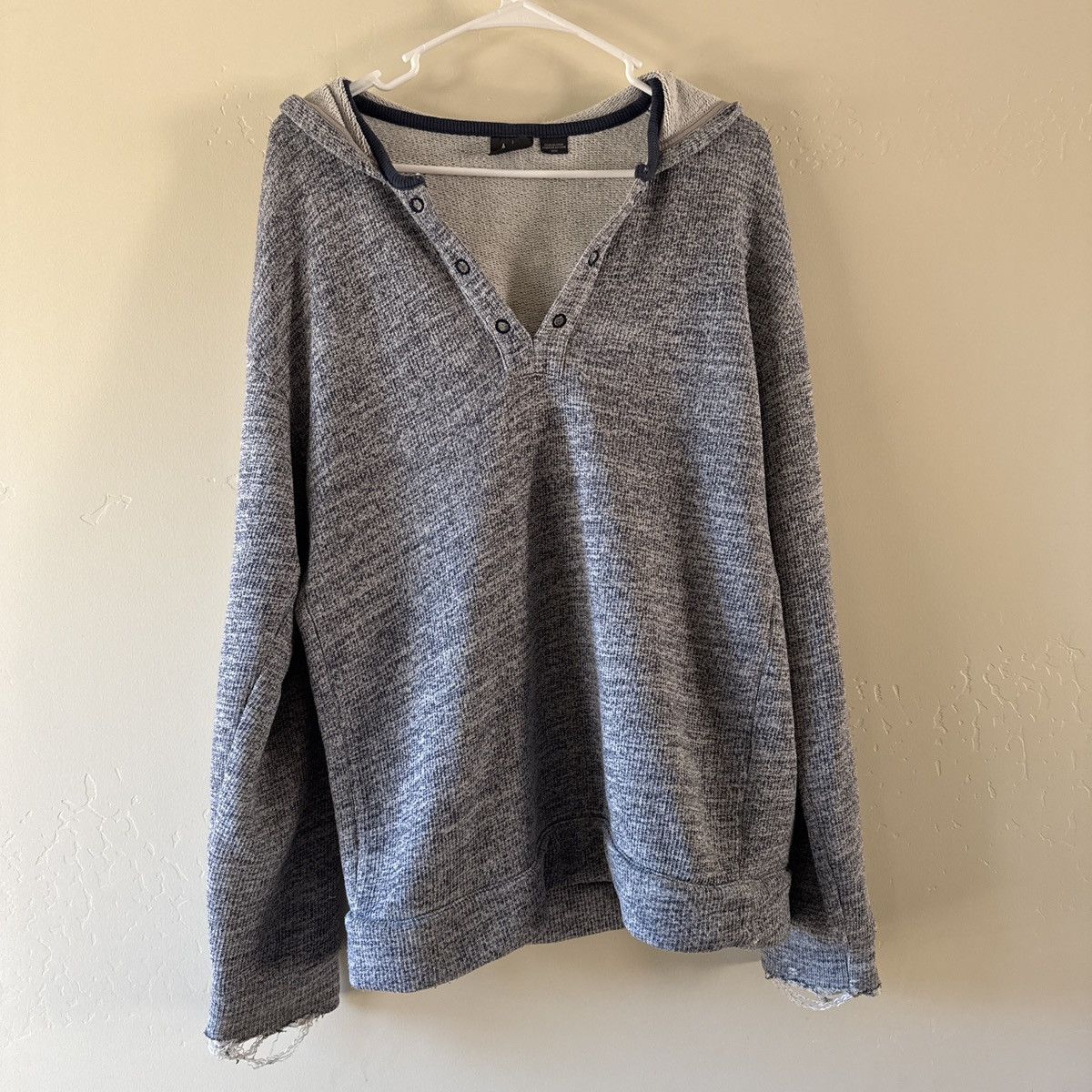 Armani Exchange Armani Exchange Gray Knit Sweater Size US M / EU 48-50 / 2 - 2 Thumbnail