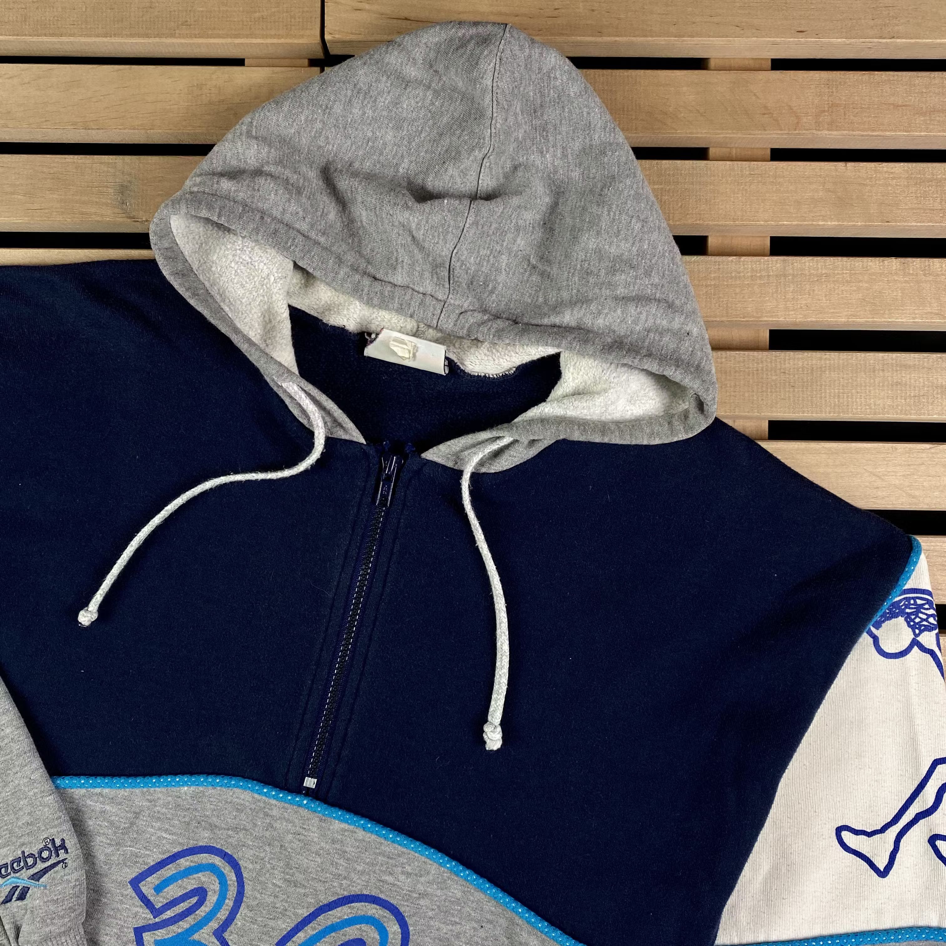 Reebok × Vintage Men’s Hoodie Reebok 32 Vintage Size L Size US L / EU 52-54 / 3 - 2 Thumbnail
