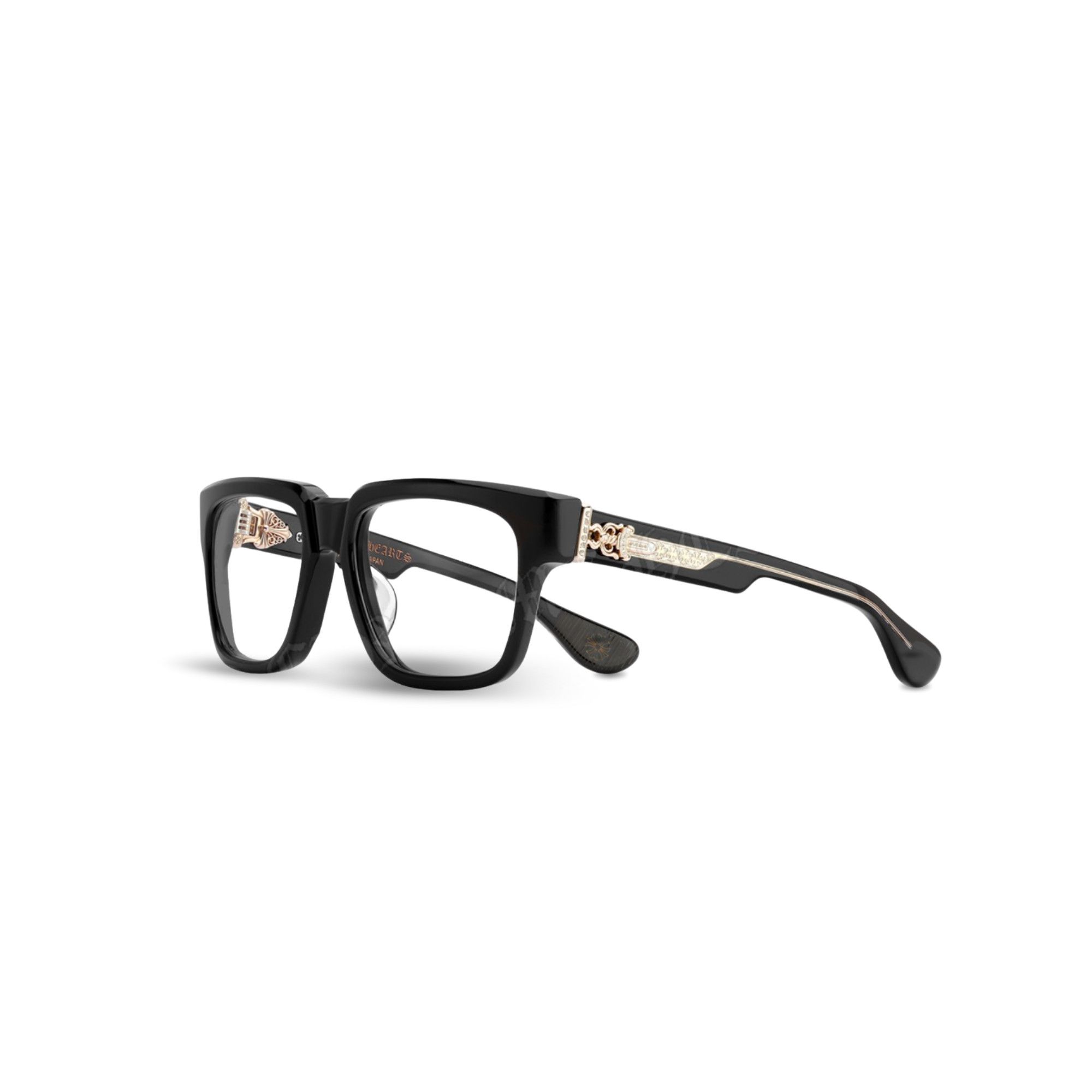 Chrome Hearts CHROME HEARTS BOX OFFICER BLACK 18K GOLD PLATED Size ONE SIZE - 1 Thumbnail