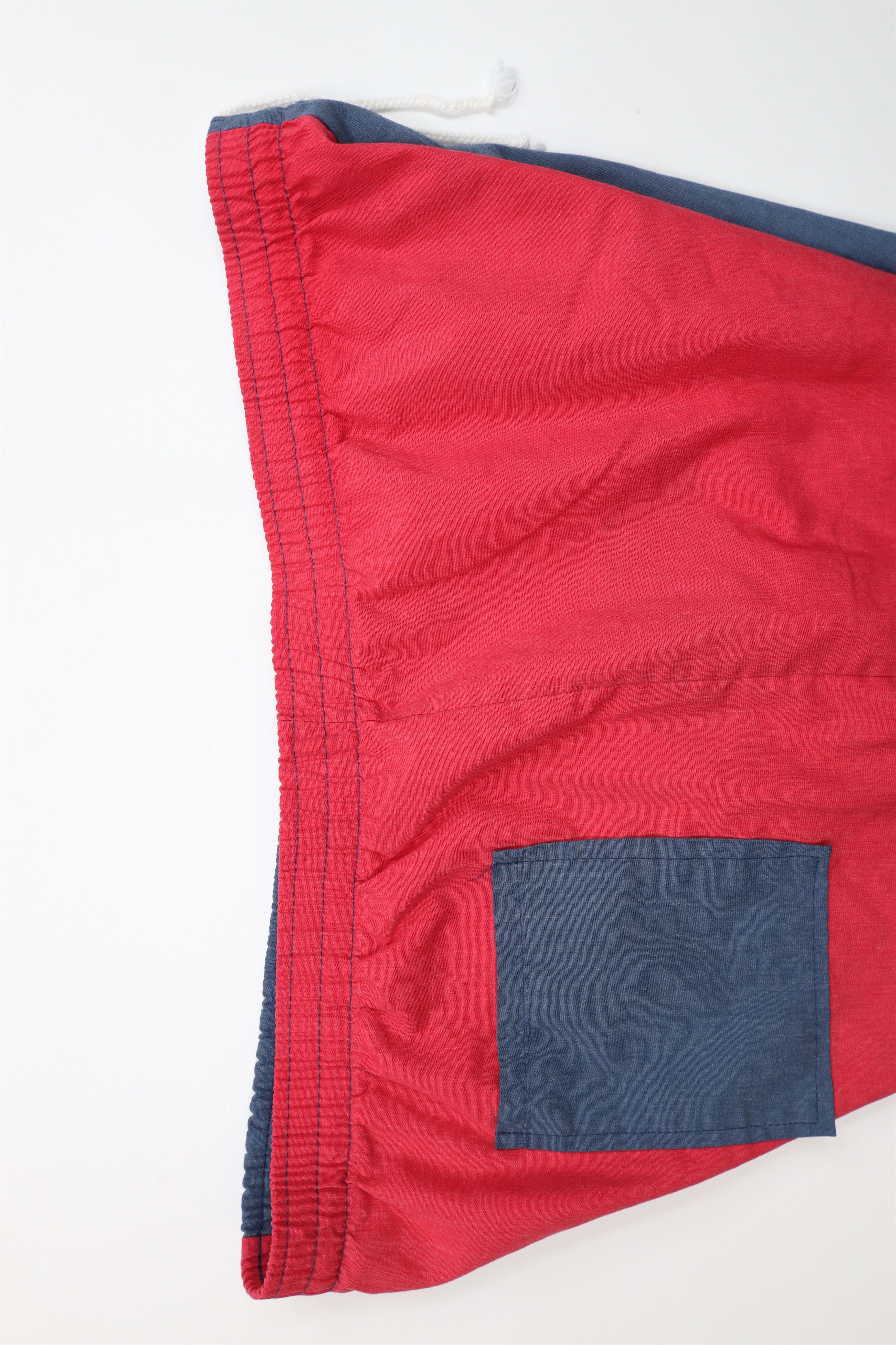 Vintage Vintage 70s Streetwear Block Lined Running Short Shorts USA Size US 36 / EU 52 - 8 Thumbnail