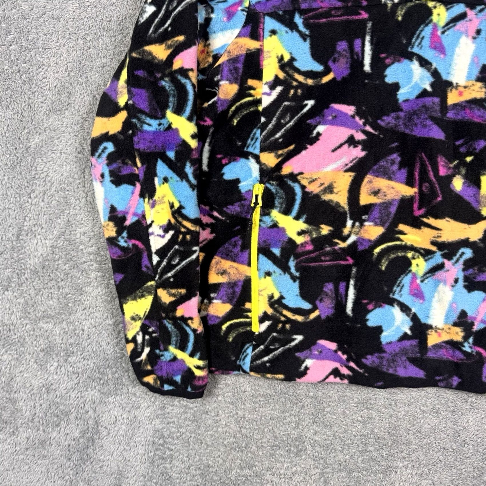 Chubbies Chubbies Jacket Mens M Fleece Pullover Neon Geometric Sweater Size US M / EU 48-50 / 2 - 2 Thumbnail