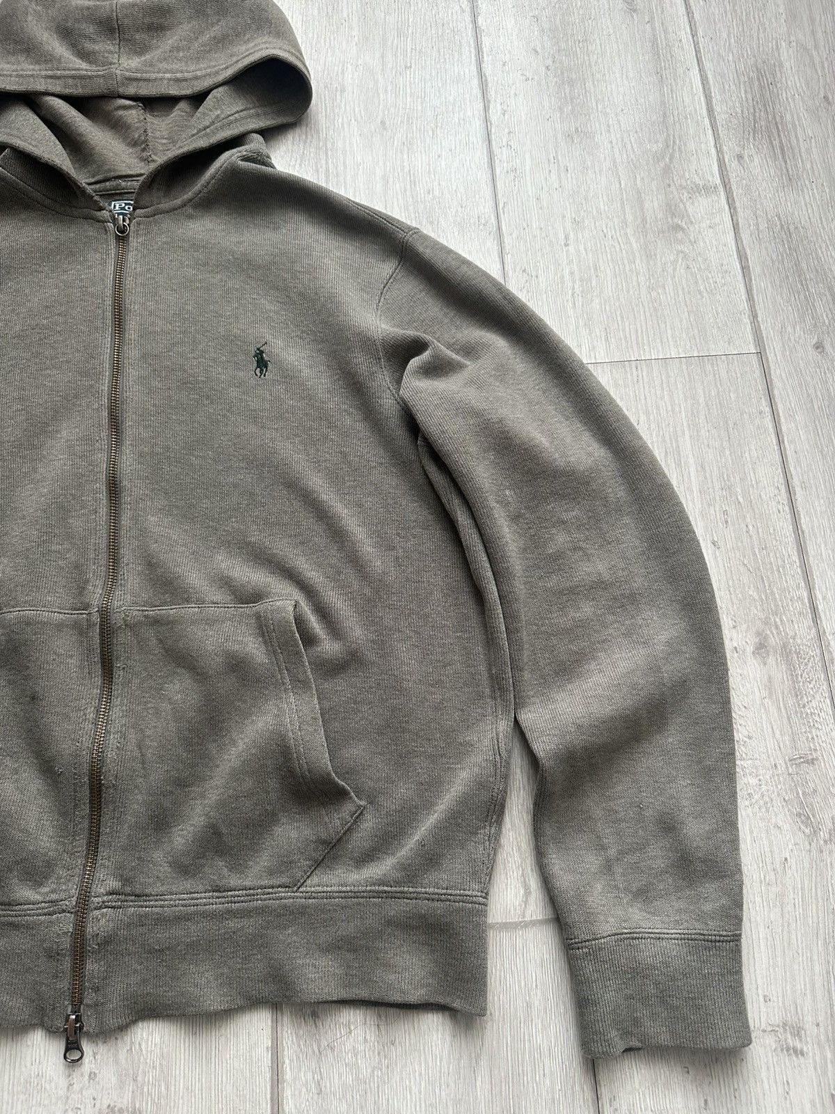 Polo Ralph Lauren Polo Ralph Lauren Zip Hoodie Green Logo Size US M / EU 48-50 / 2 - 3 Thumbnail
