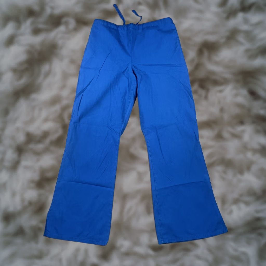 Vintage White Swan Scrub Pants Womens Size XS Fundamental Navy Blue Pull-on Drawstring Size 26" / US 2 / IT 38 - 1 Thumbnail