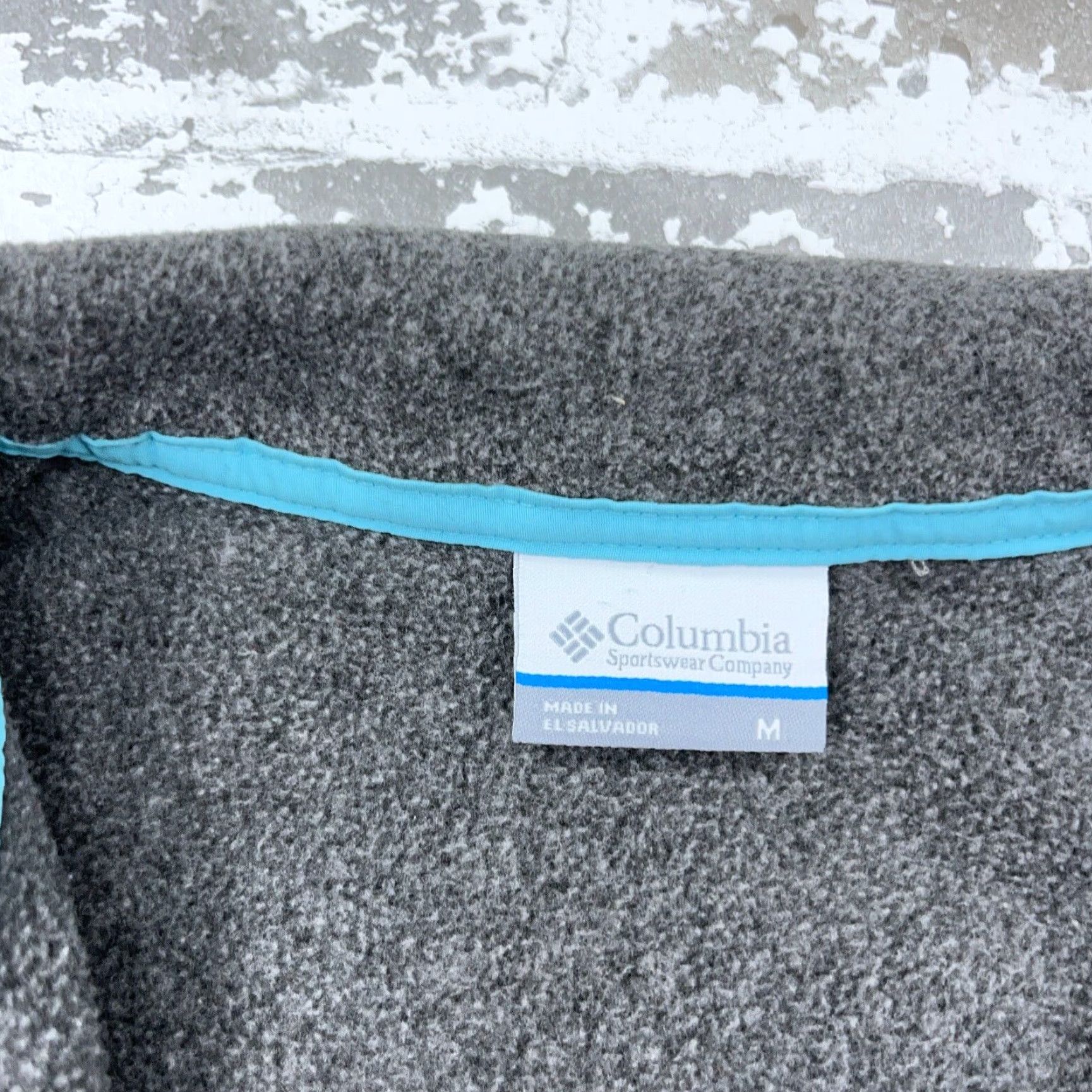 Layer 8 Columbia PFG Vest Women Medium Gray Blue Fleece A58 Size M / US 6-8 / IT 42-44 - 4 Thumbnail