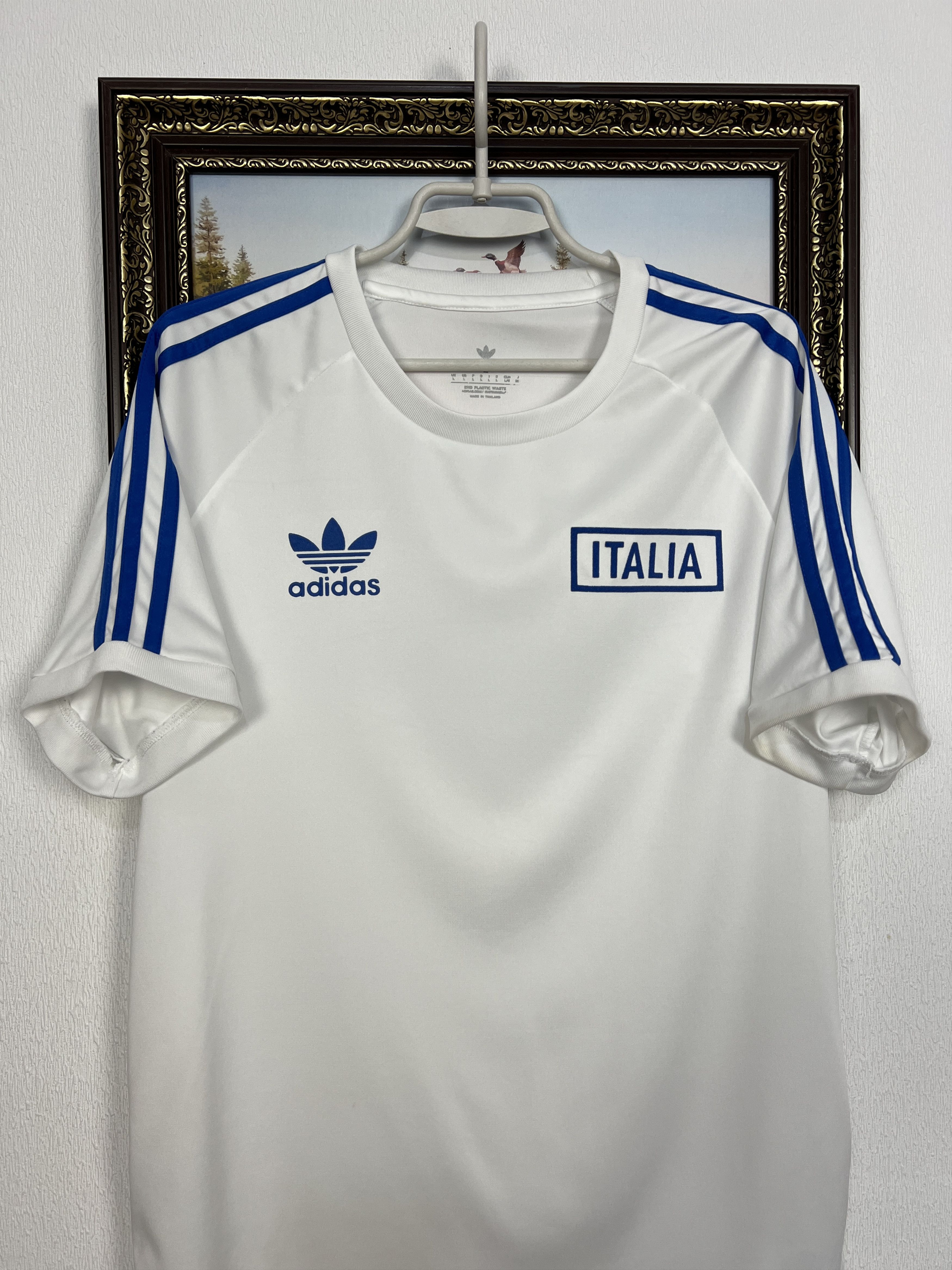 Adidas Italy Football National Team Shirt Soccer Maglia Jersey Size US L / EU 52-54 / 3 - 2 Thumbnail