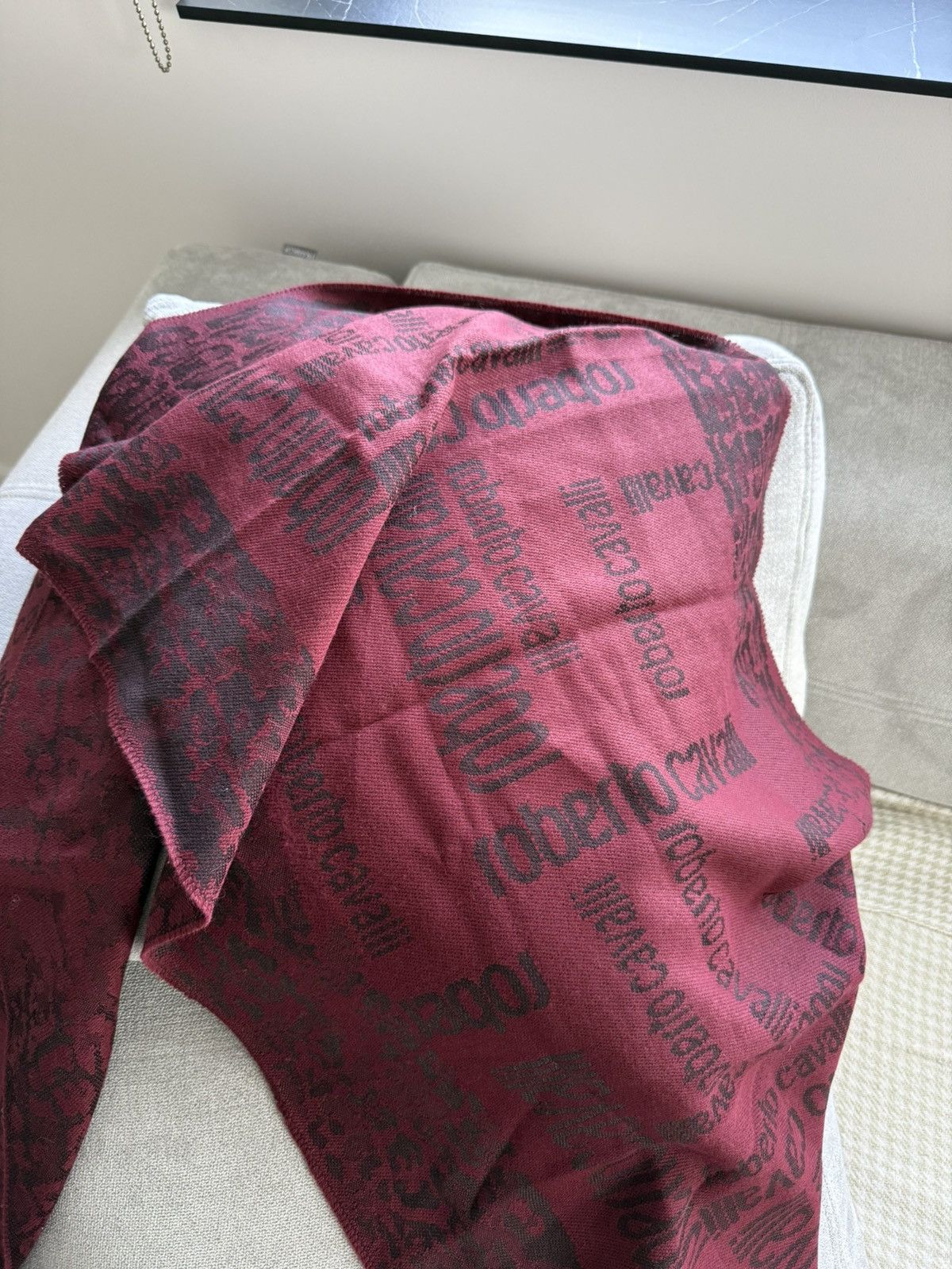 Roberto Cavalli Archive 2000s Roberto Cavalli Animal Print Acrylic Scarf Size ONE SIZE - 3 Thumbnail