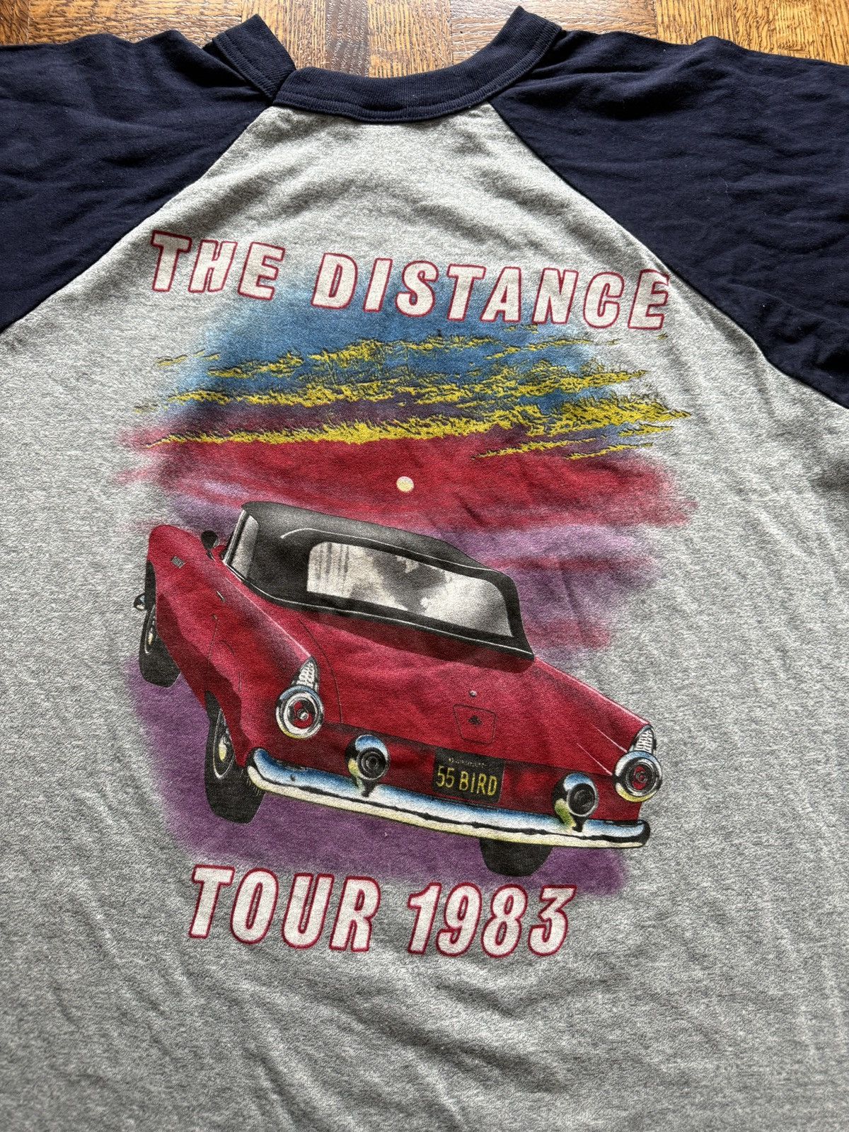 Vintage Vintage Bob Seger 1983 The Distance Tour Baseball Tee Size US XL / EU 56 / 4 - 10 Thumbnail