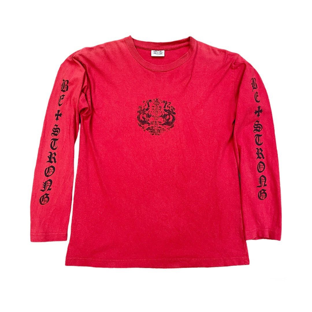 Japanese Brand × Vintage VINTAGE ETREMELY CROSS DRAGON BE STRONG BACKHIT Size US M / EU 48-50 / 2 - 4 Thumbnail