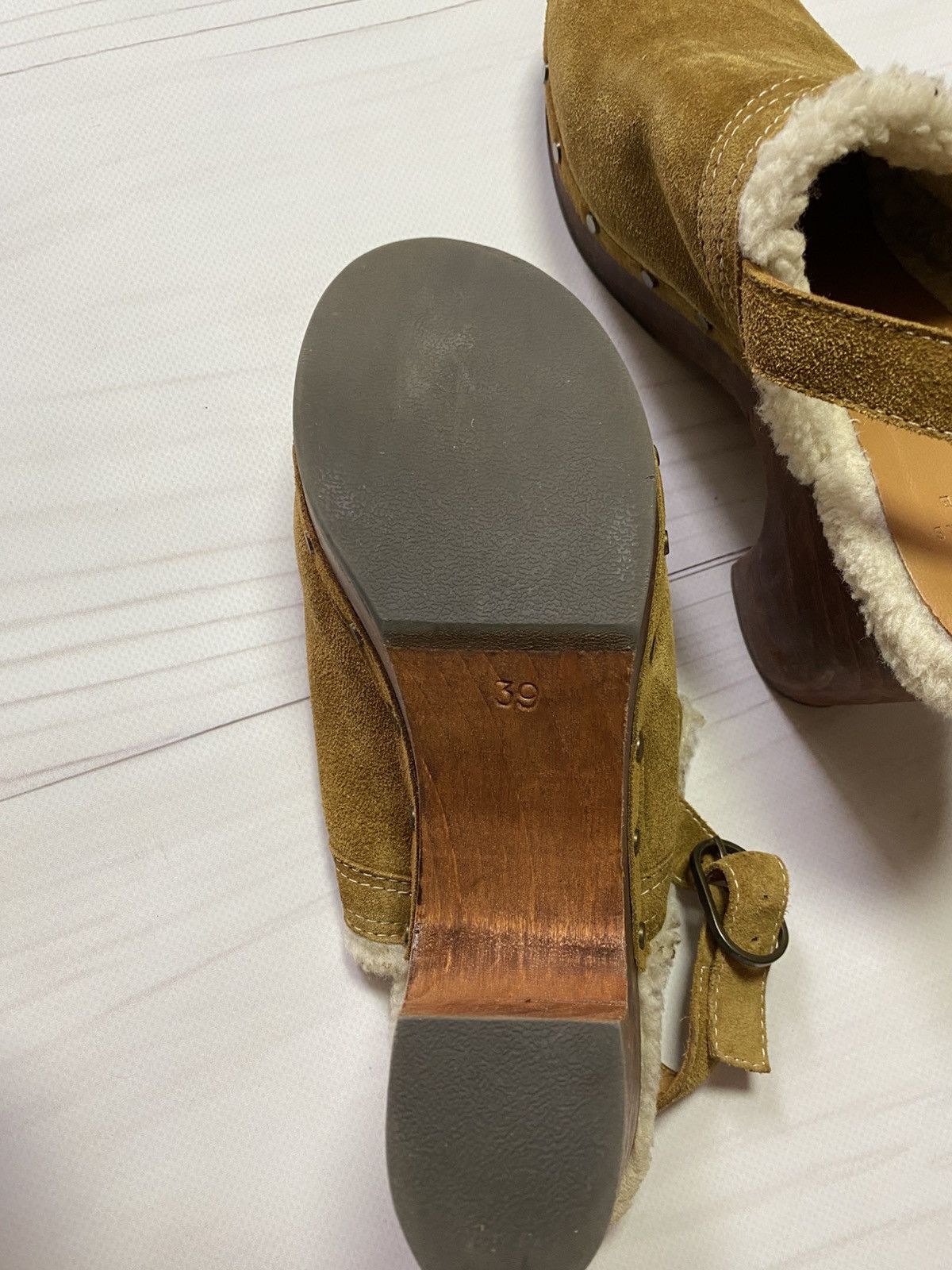 Sezane Sezane taylor suede clogs Size US 9 / IT 39 - 11 Thumbnail