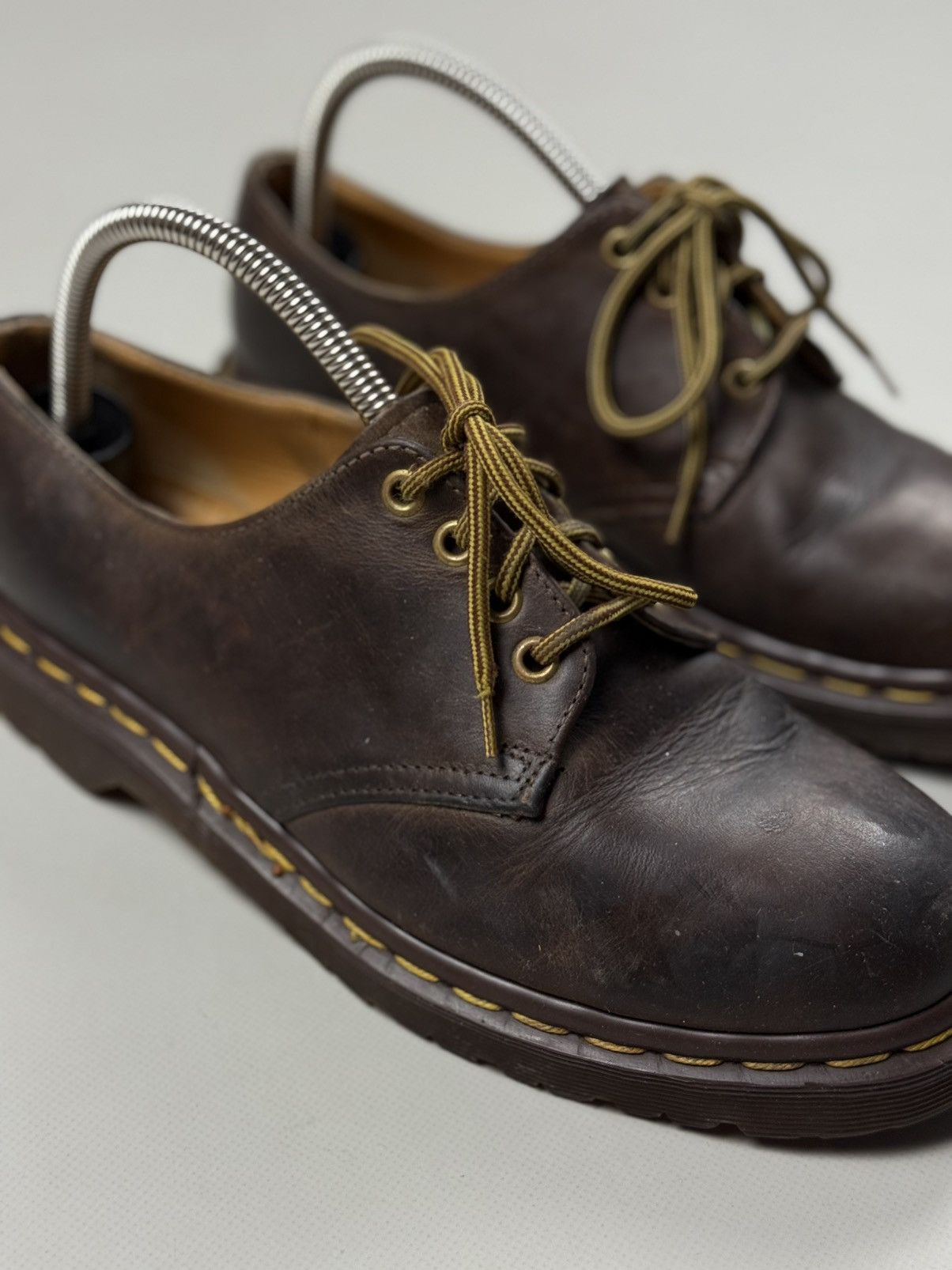 Dr. Martens De. Martens 1461 Vintage Leather Low Top Oxford Boots Shoes Size US 8 / EU 41 - 4 Thumbnail