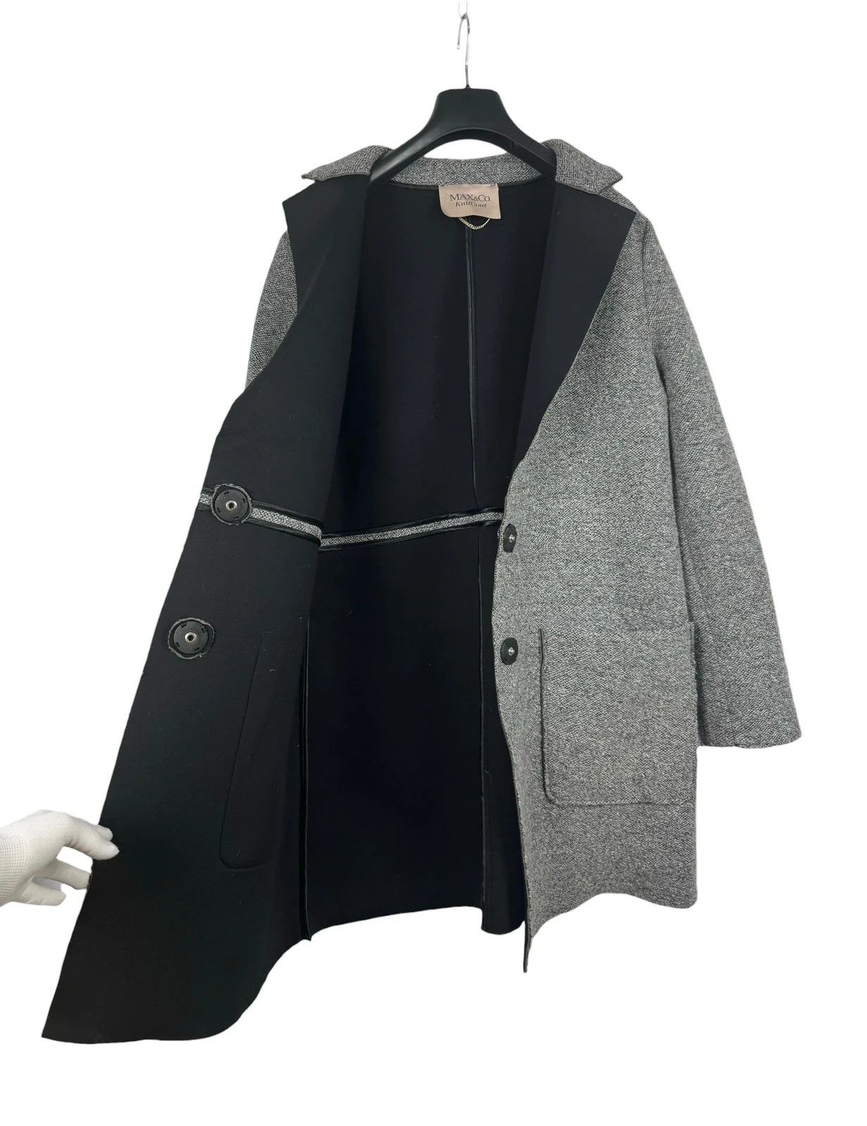 MAX&Co. Max & Co Coat Wool Seta Knitcoat Size M / US 6-8 / IT 42-44 - 11 Thumbnail