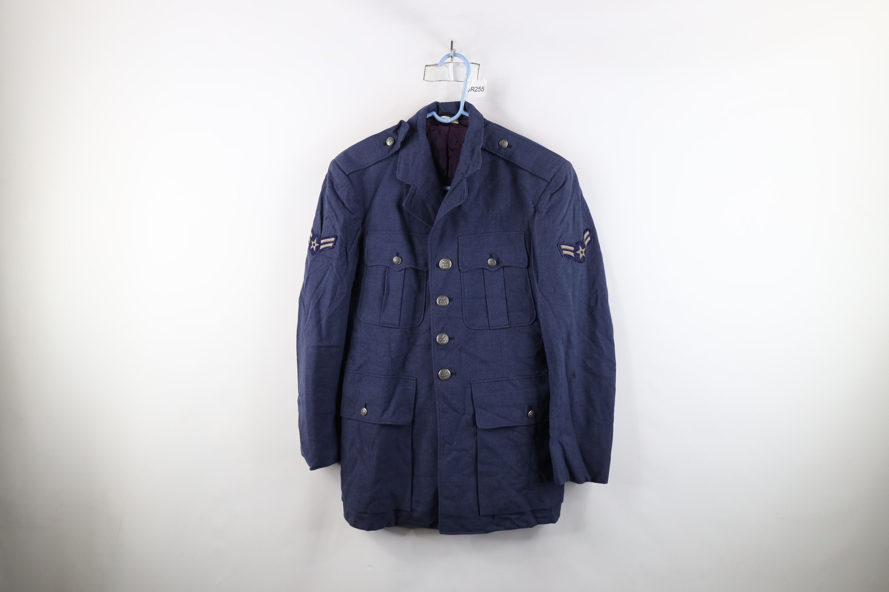 Vintage Vintage 60s Vietnam War Blue 1084 Officer Jacket Coat USA Size US L / EU 52-54 / 3 - 1 Thumbnail