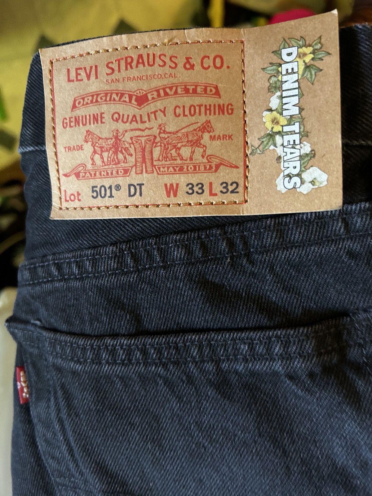 DENIM TEARS × Levi's Denim Tears x Levi's Cotton Wreath Jean Size US 33 - 2 Thumbnail