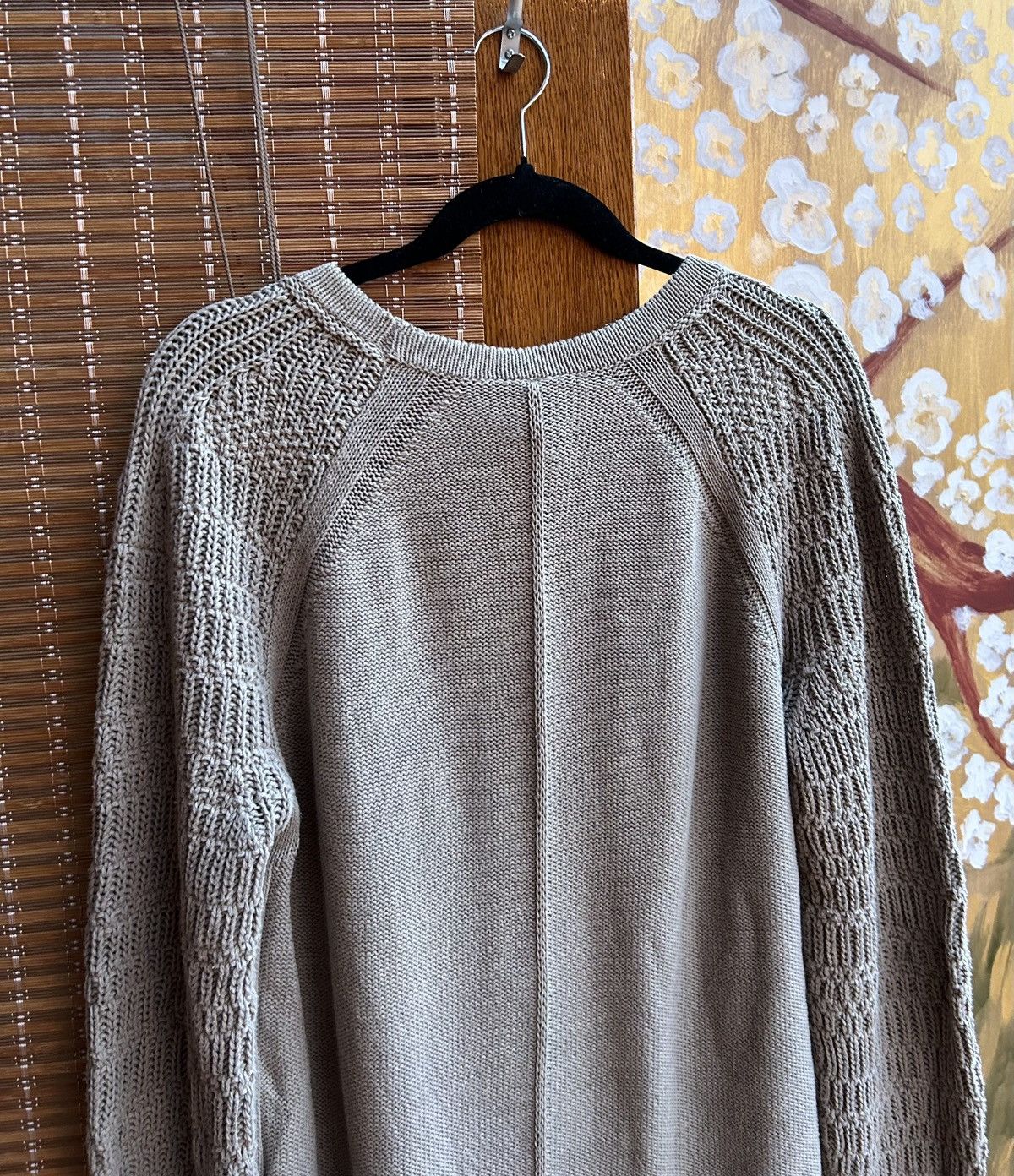 Silent By Damir Doma Silent Damir Doma Knit Sweater Linen Cotton Blend Beige Size US M / EU 48-50 / 2 - 4 Thumbnail