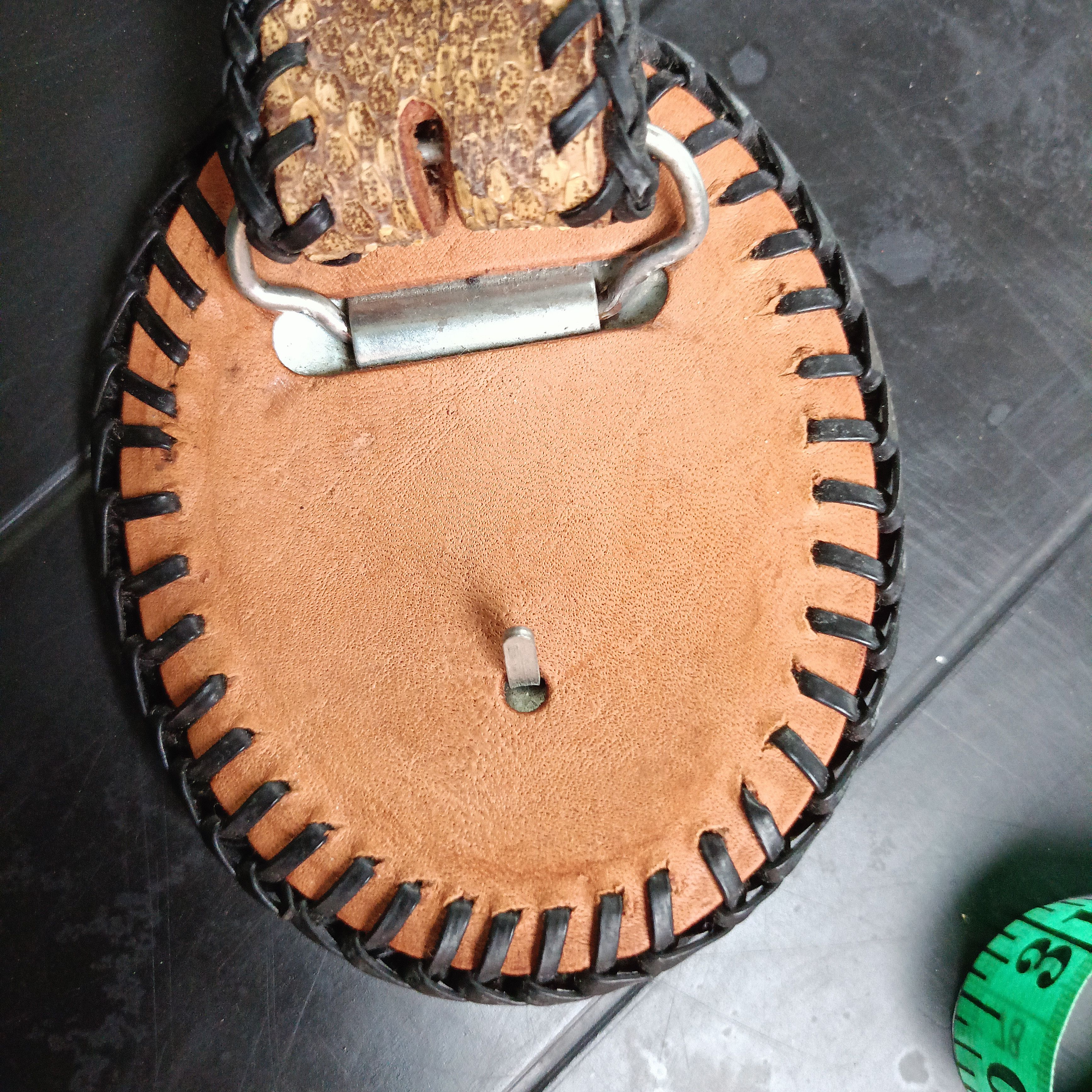 Japanese Brand × Leather Snake Leather Belts Size 34 - 4 Thumbnail