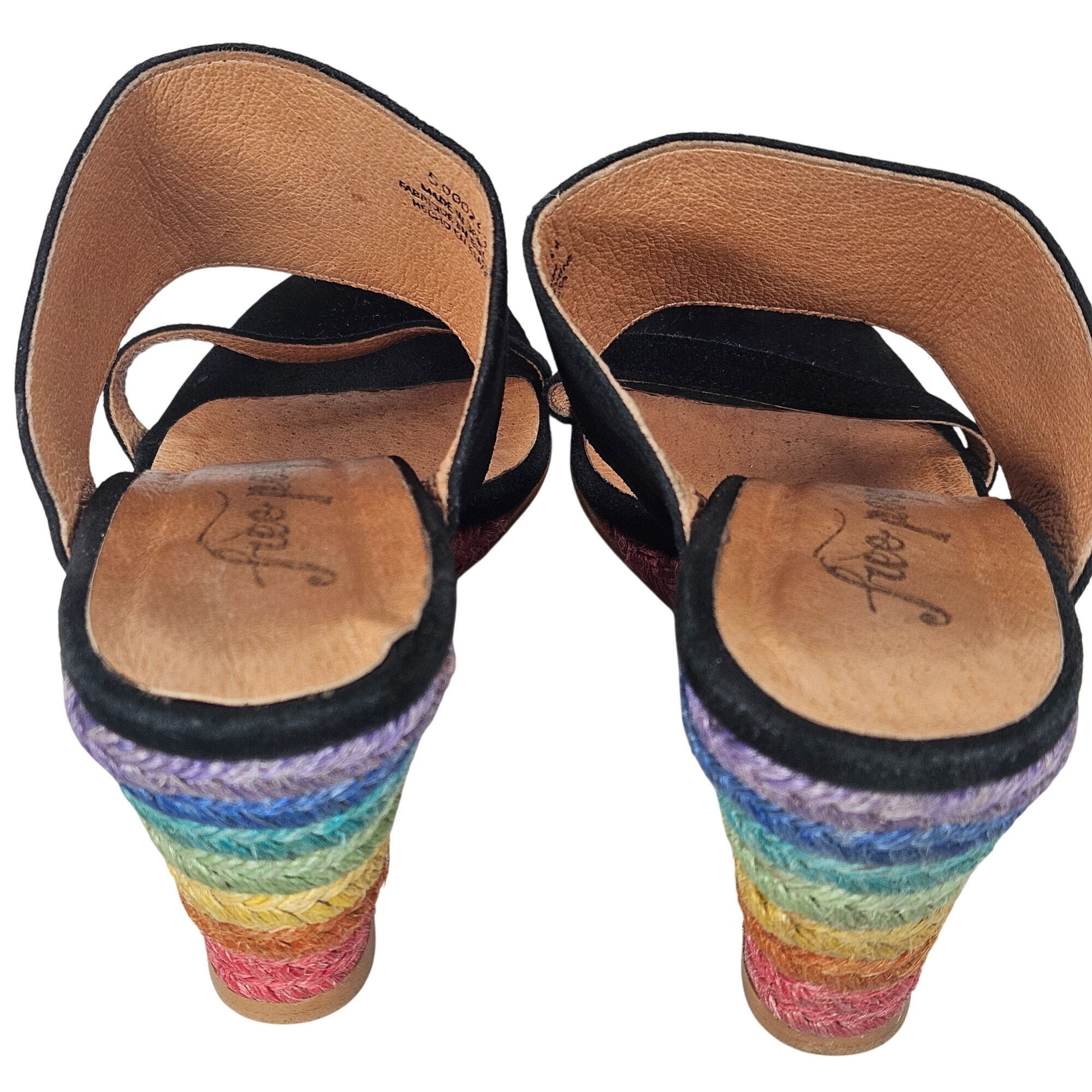 Free People Free People Black Women Espadrille Sandal 7.5 Rainbow Boho F Size US 7.5 / IT 37.5 - 9 Thumbnail